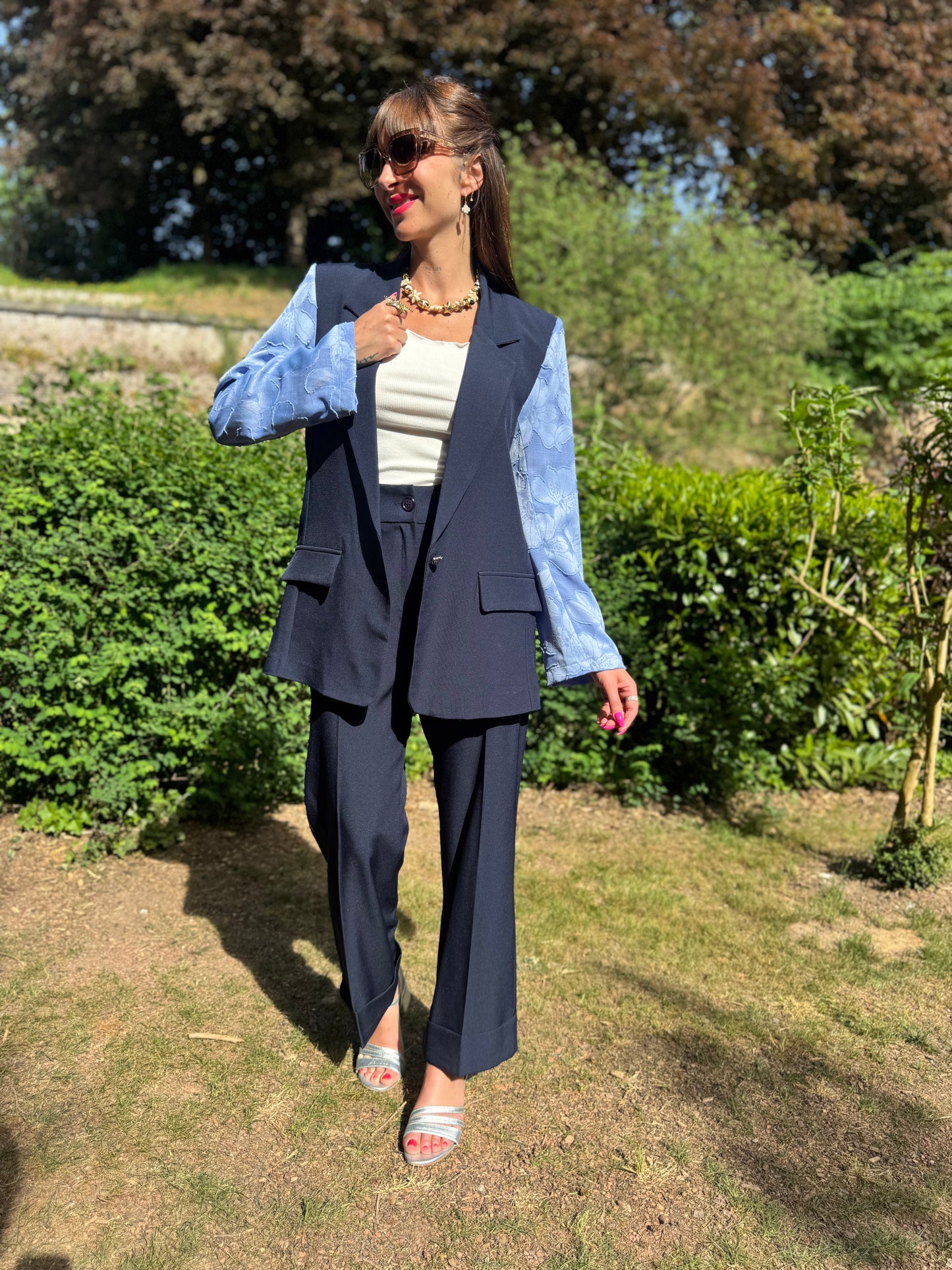 Pantalon Salomon Bleu Marine 🇫🇷
