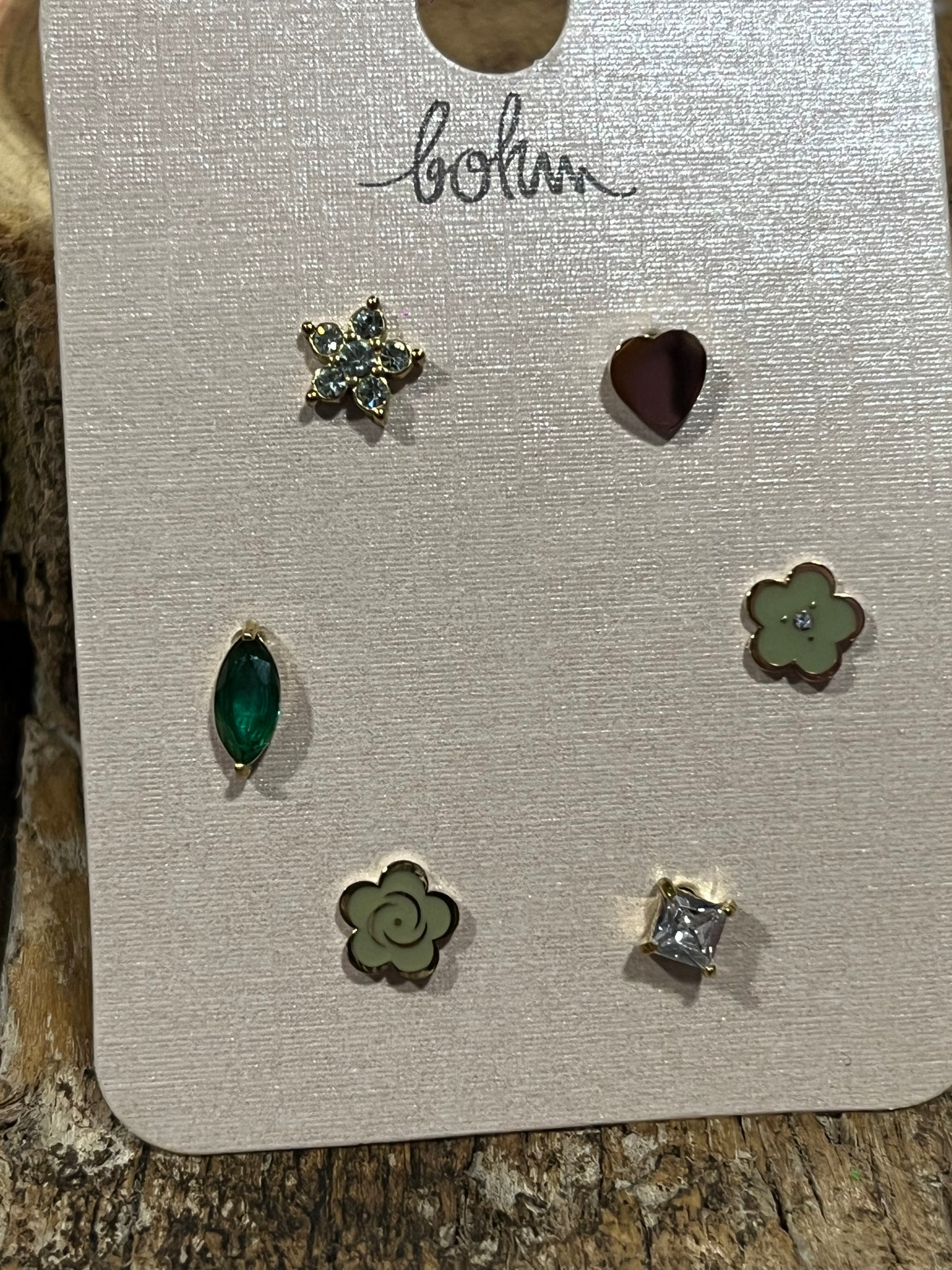 Boucle D’oreille Puce Vert