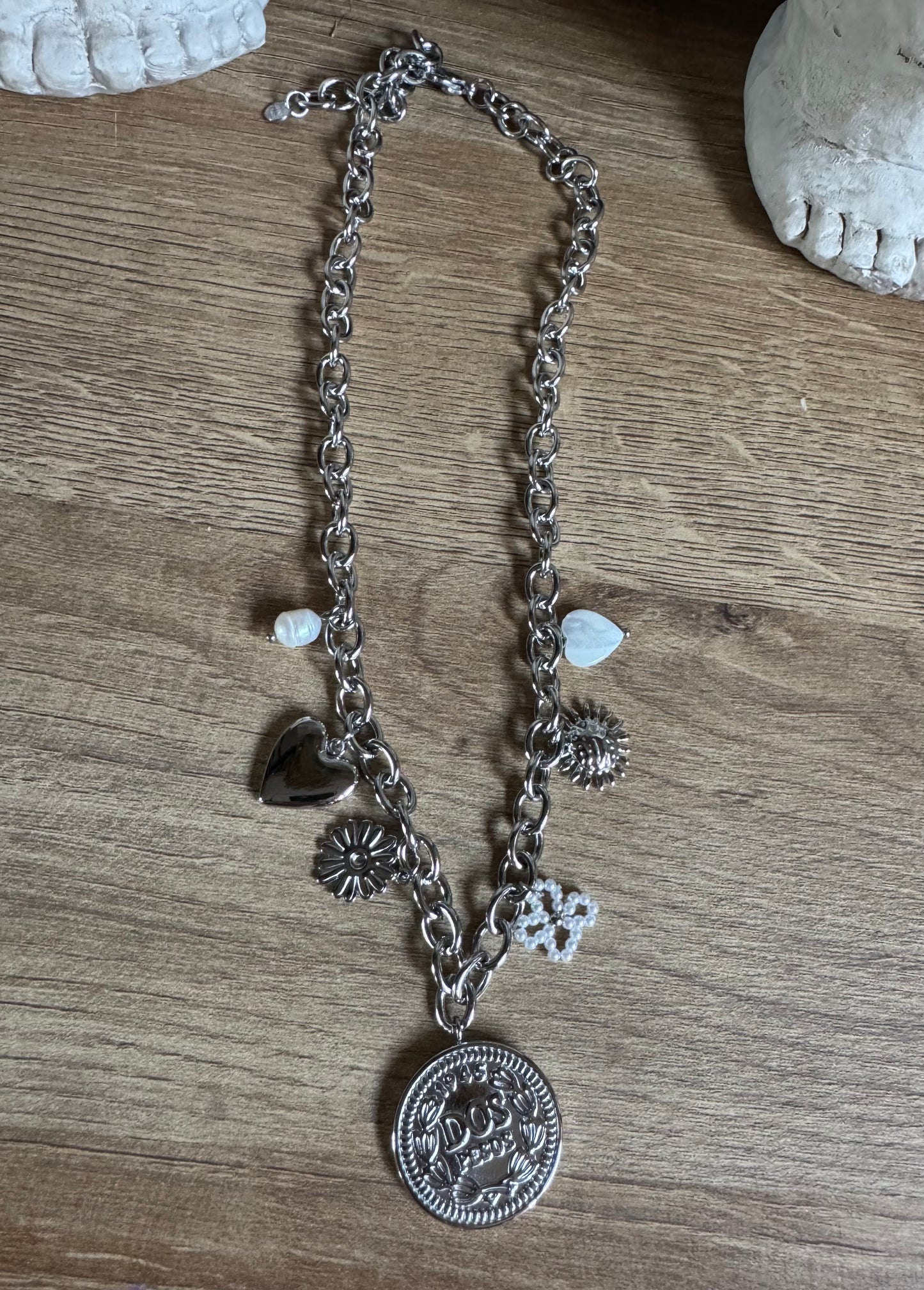 Collier Argent Breloque