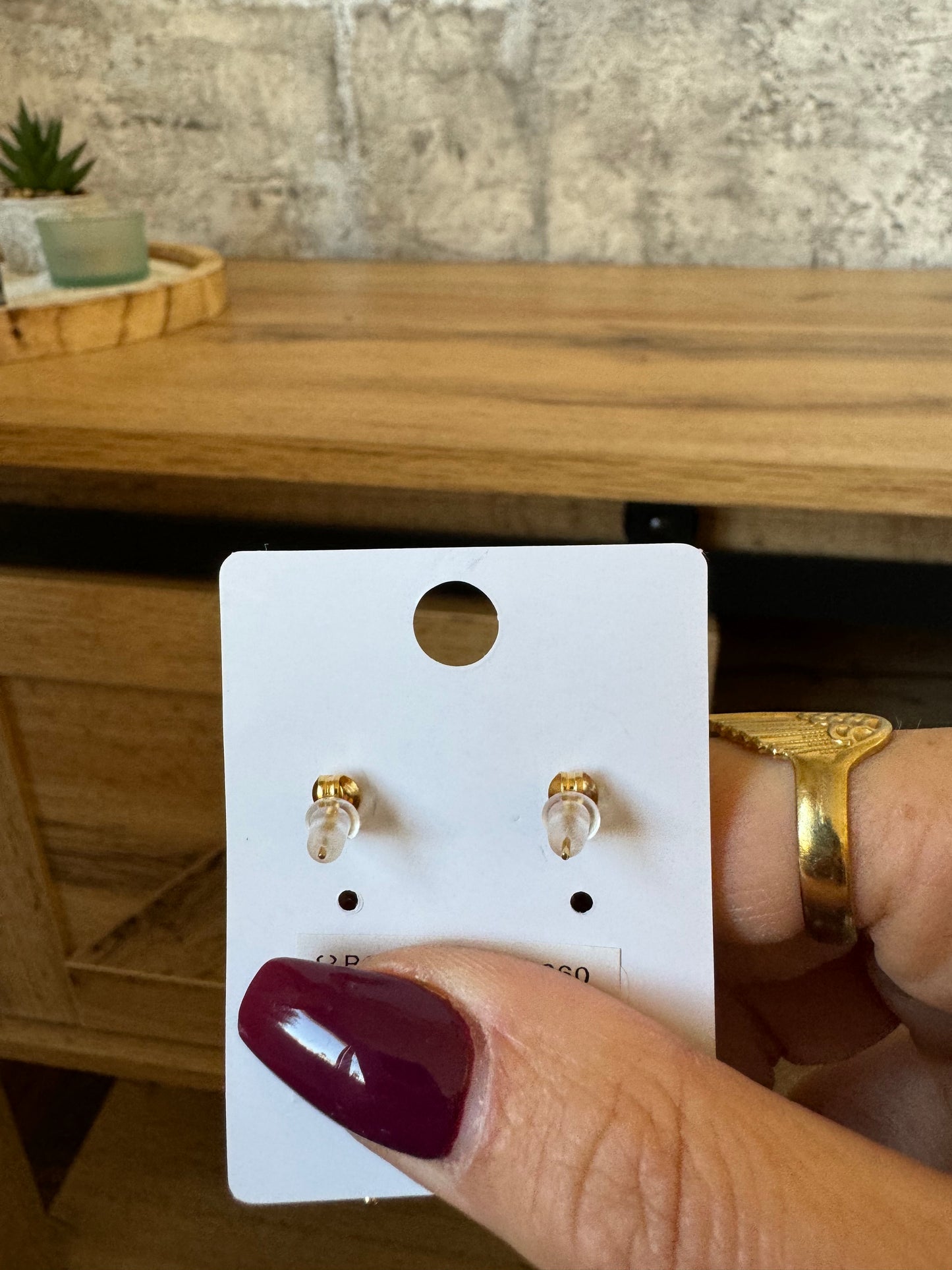 Boucle d'oreille Caly Bordeaux