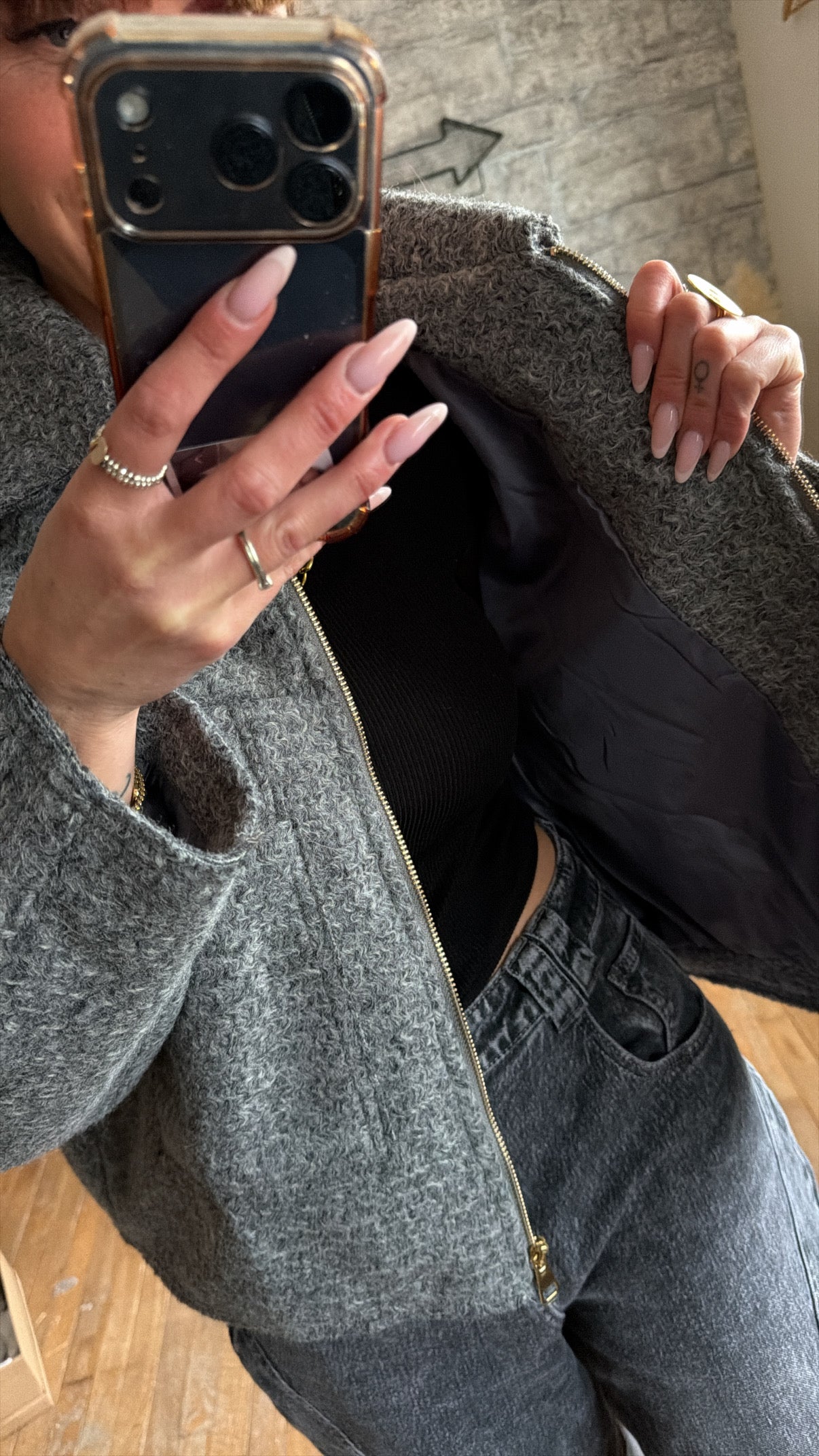 Veste Bouillote Gris
