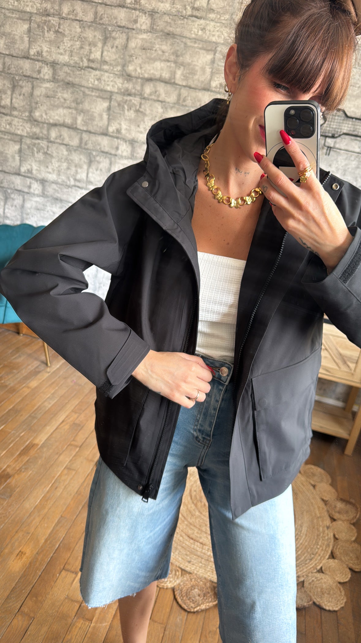 Imperméable Léo Noir