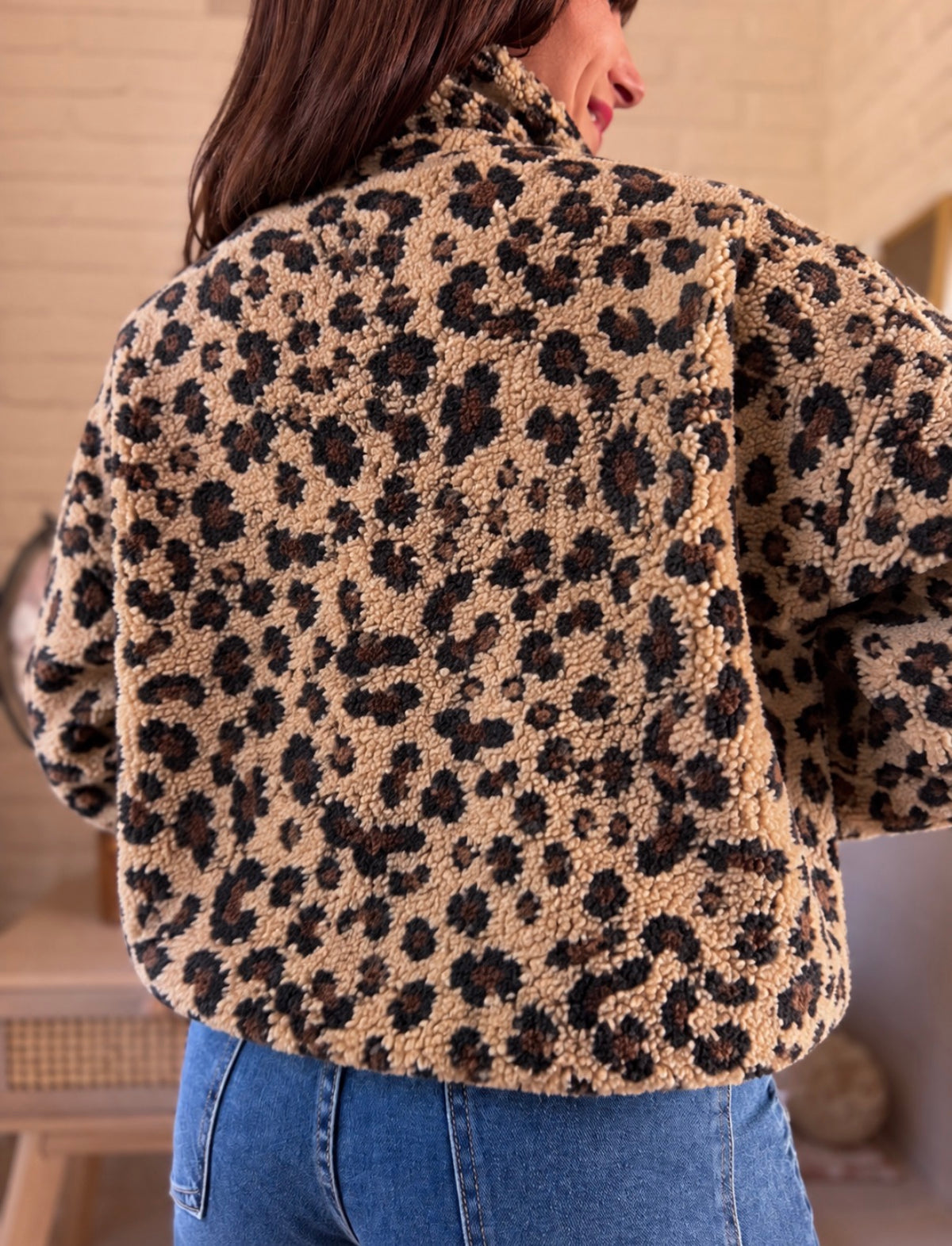 Veste Teddy Leopard