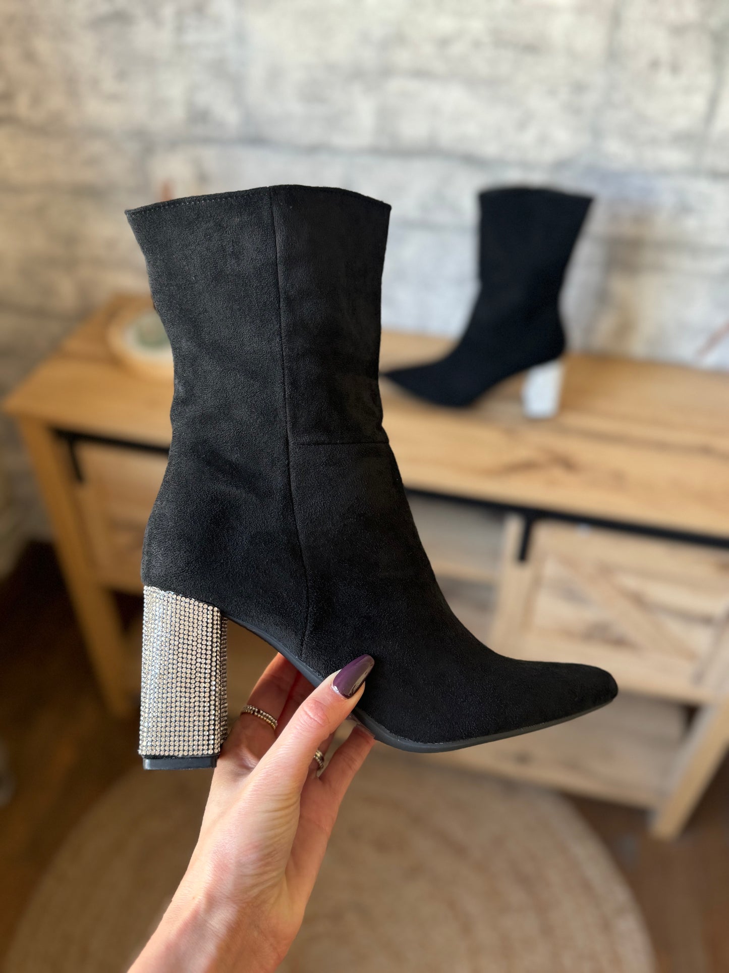 Bottines Noir Paillettes