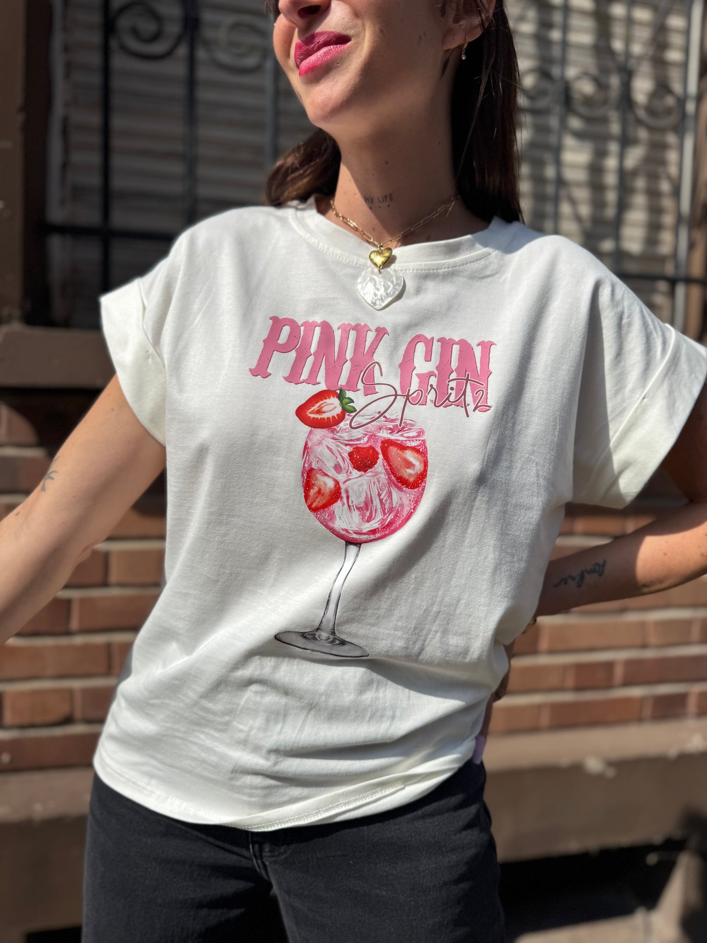 Tee-Shirt Pink Gin
