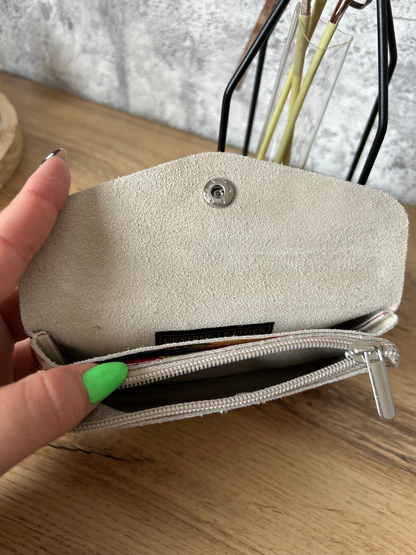 Porte monnaie Fleuri