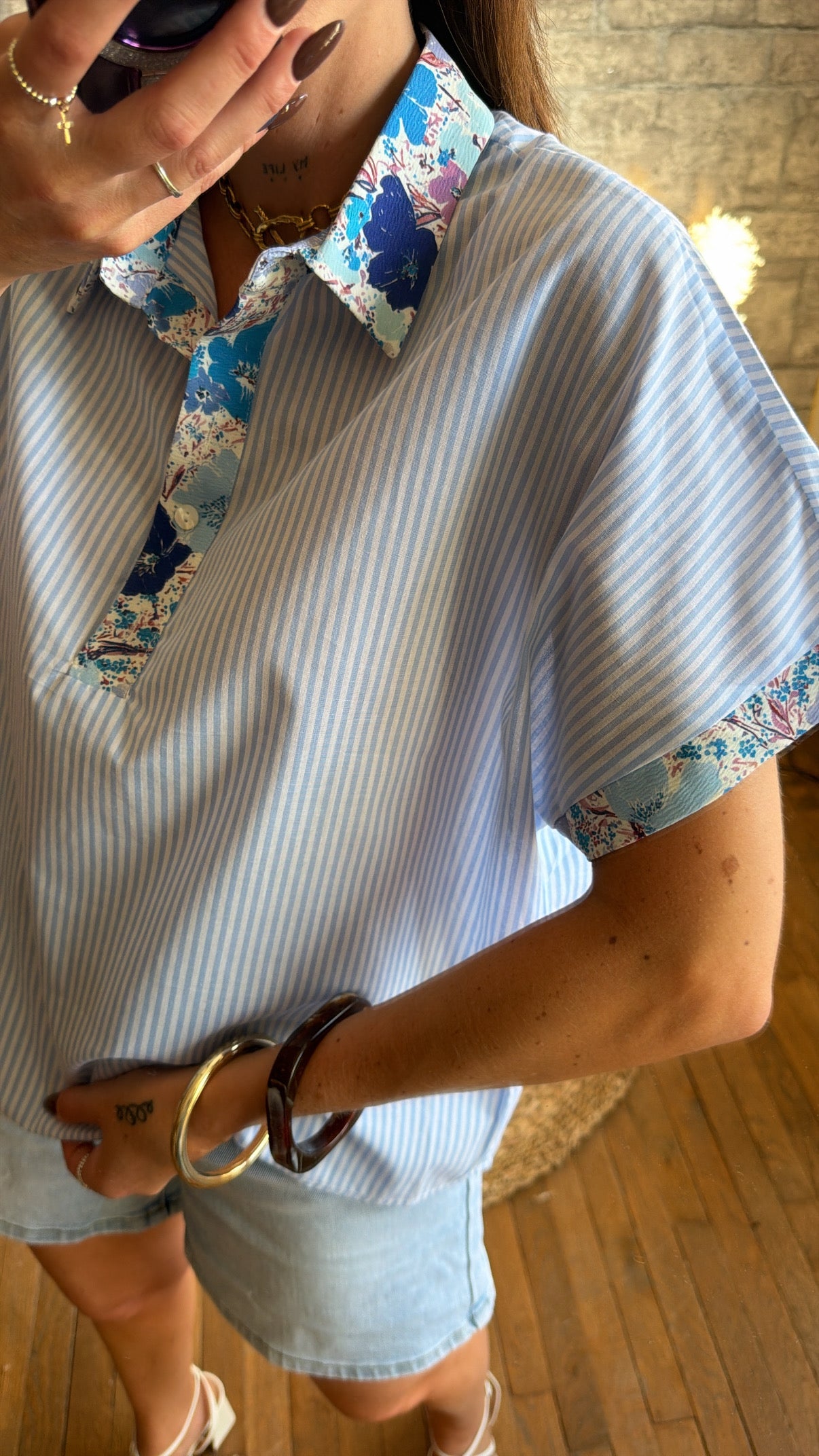 Chemise Bleuet