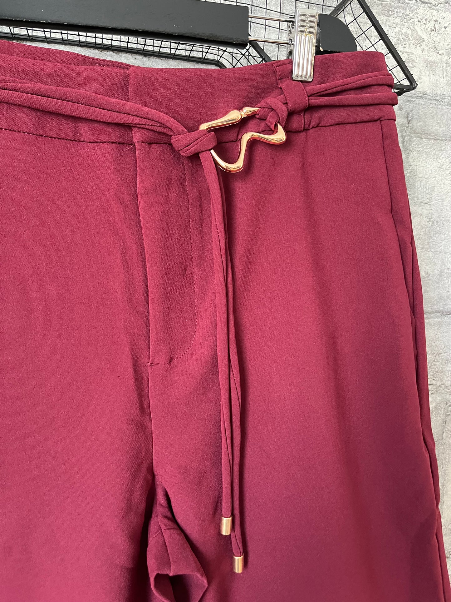 Pantalon Large Bordeaux Pulpeuse