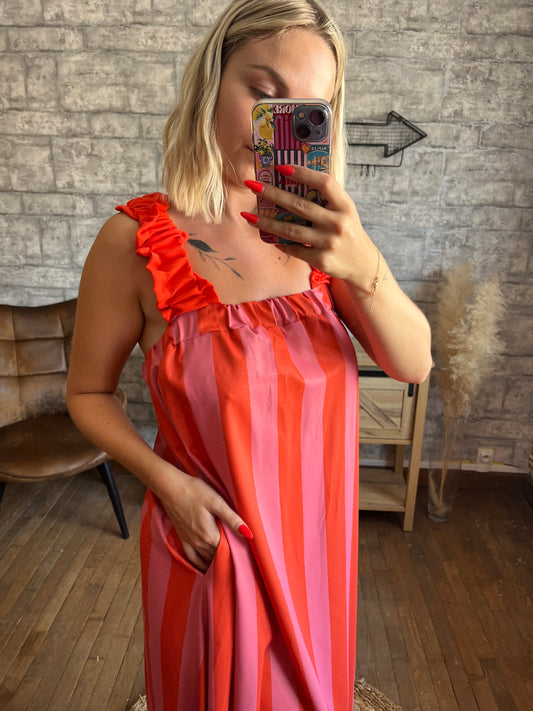 Robe Clémence Orange