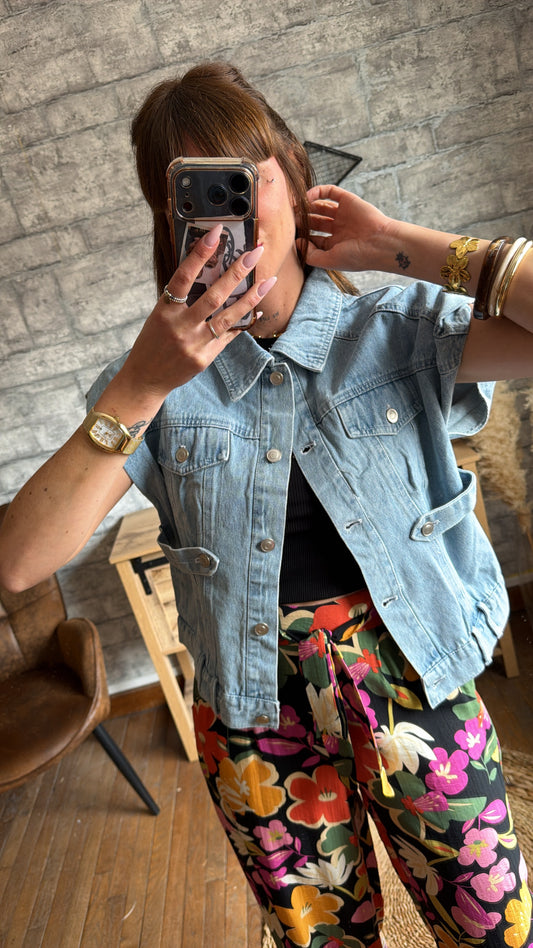Veste Jean’s Sans Manches