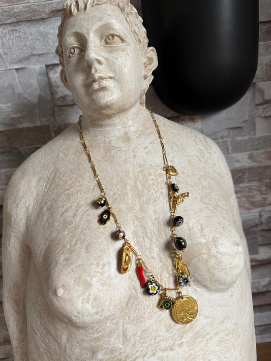 Collier Breloques Multiples