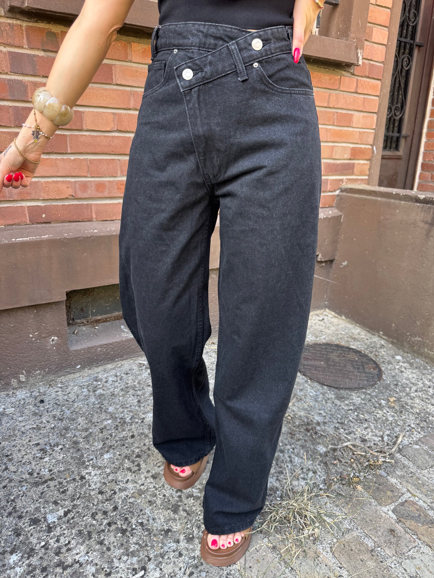 Jean’s Asymétrique Noir