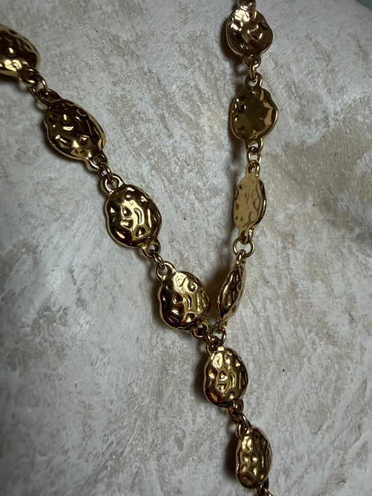 Collier Pendant Doré