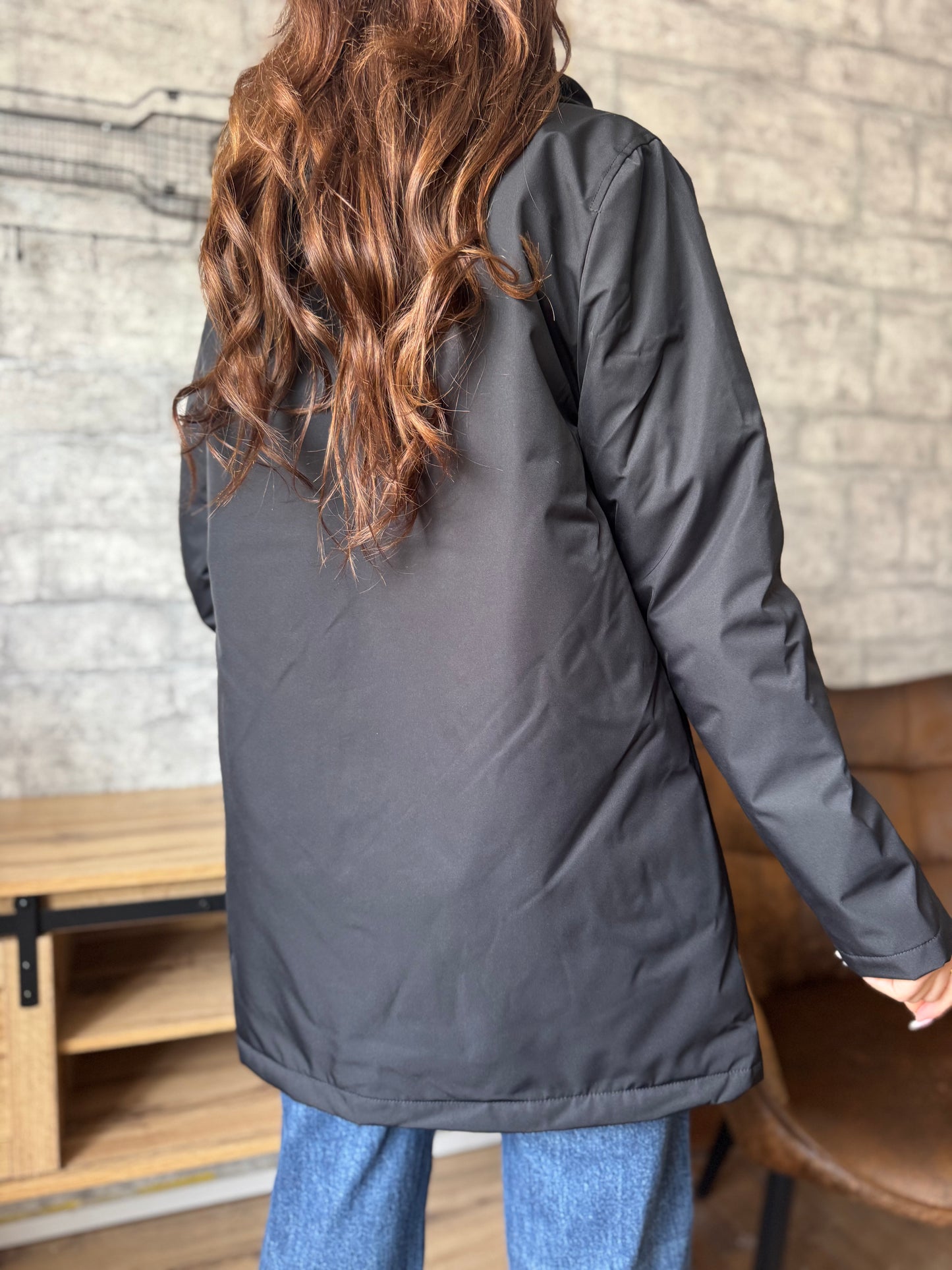 Parka Imperméable Noir