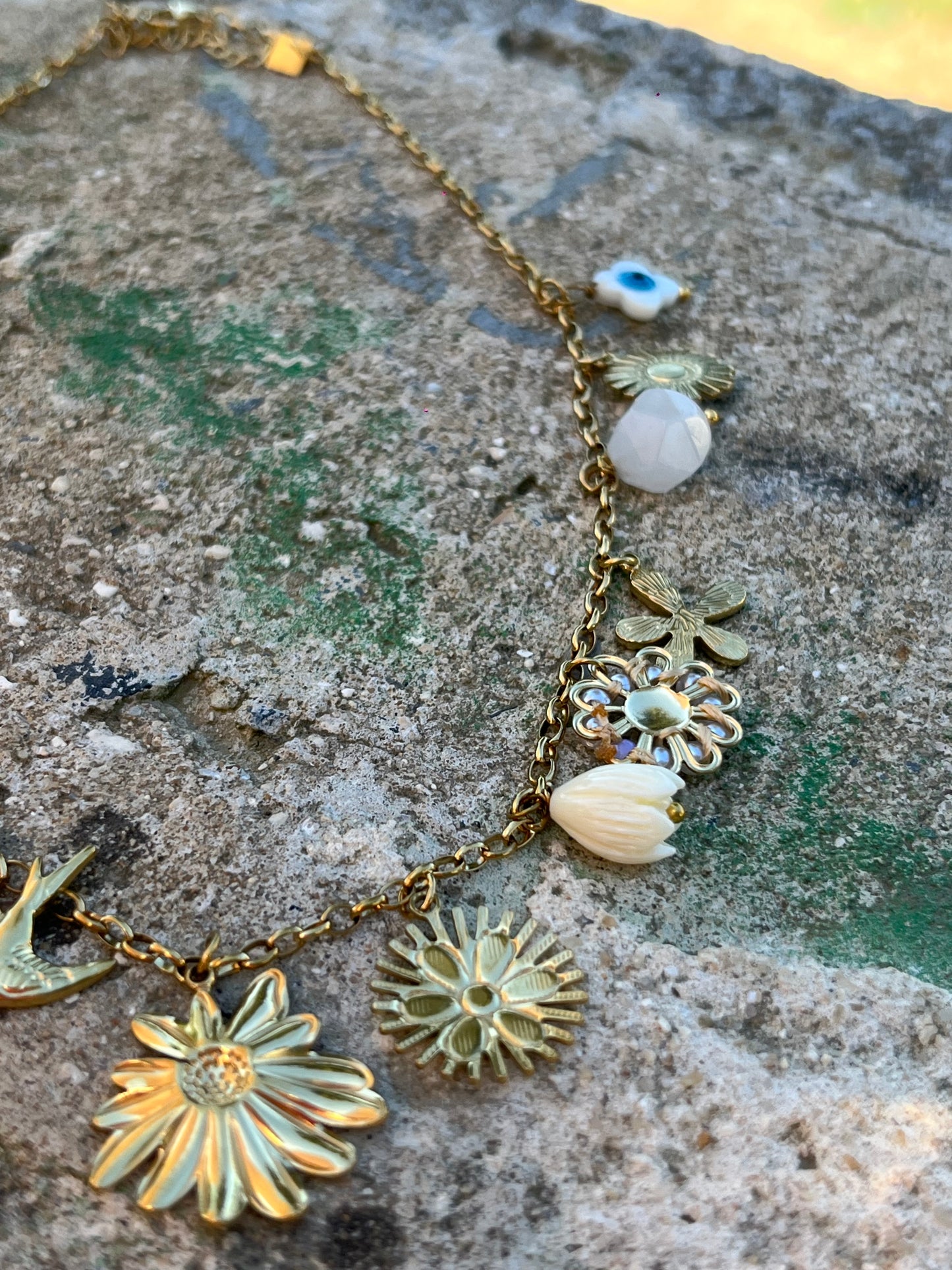 Collier Fleurs Multiple