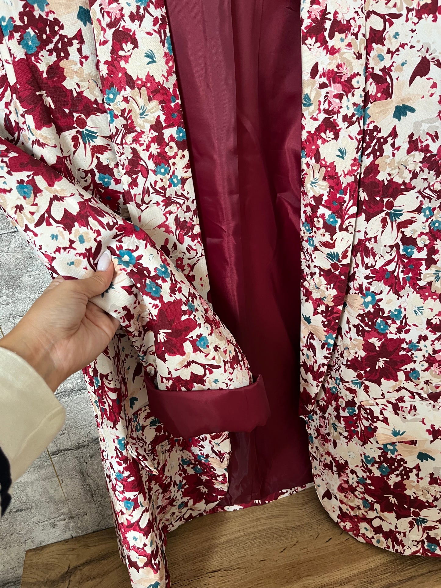 Blazer Sonia Bordeaux Pulpeuse