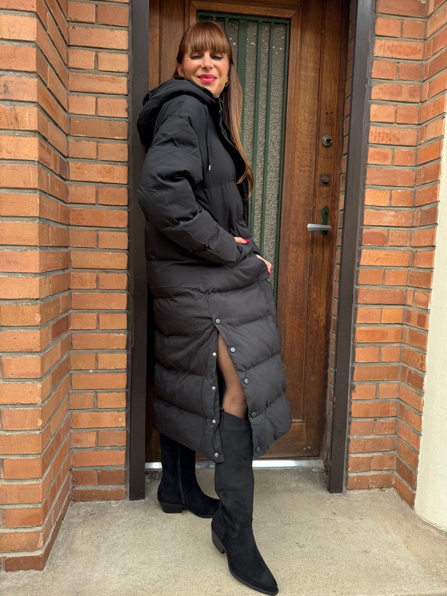 Doudoune Longue Noir