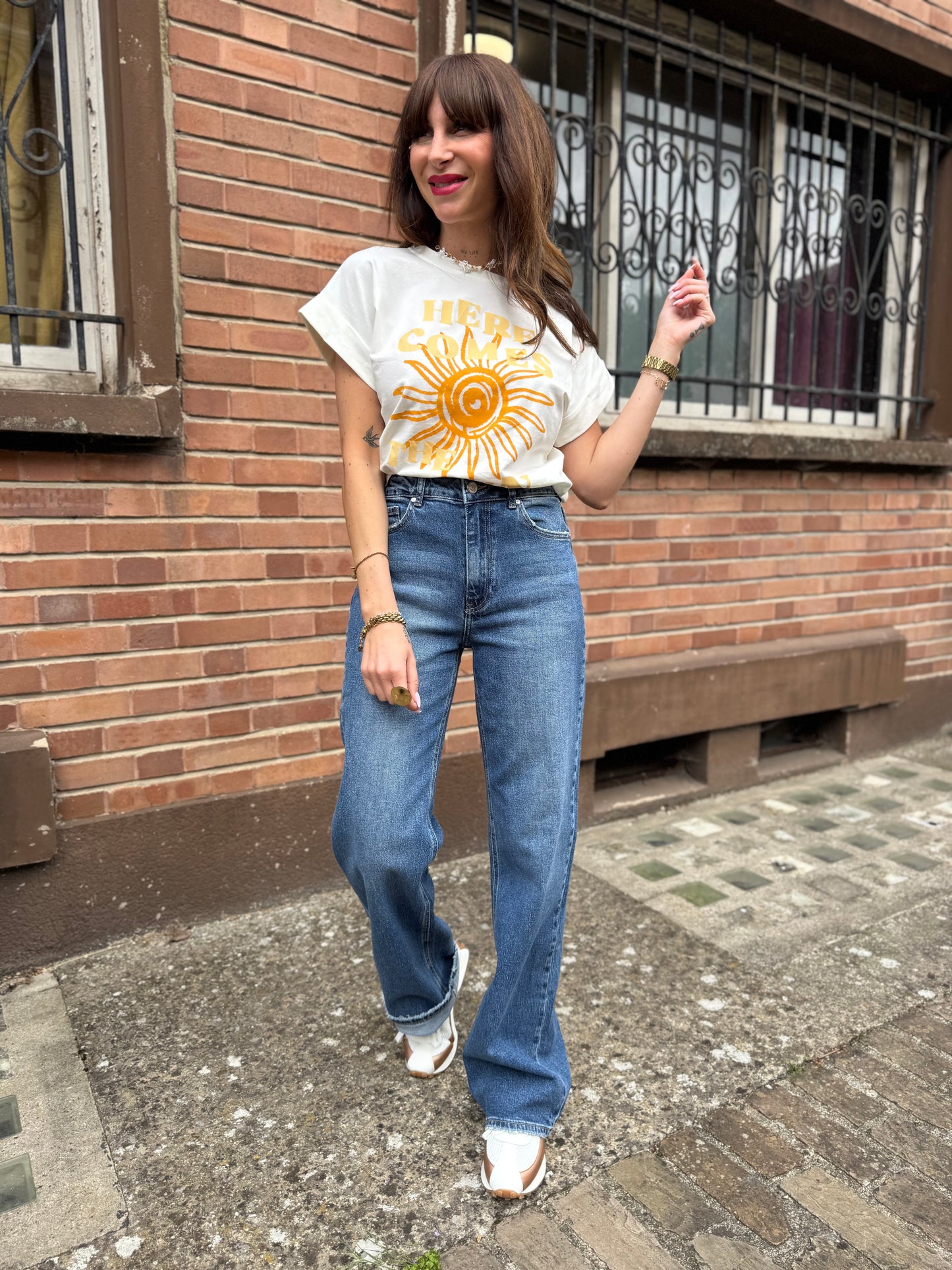 Tee-Shirt Blanc Soleil