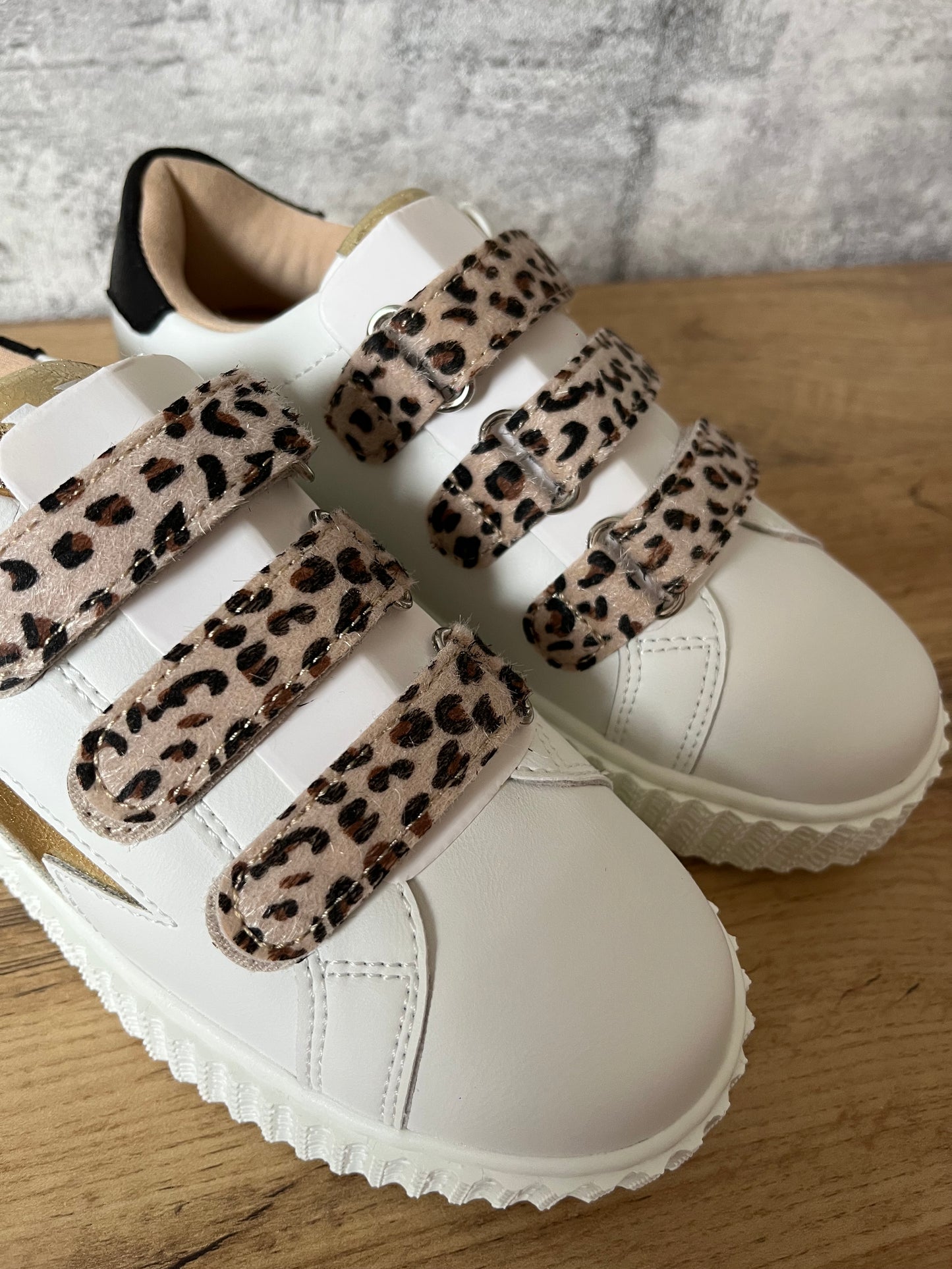 Basket Vanessa Wu Enfant MAGGIE LEOPARD