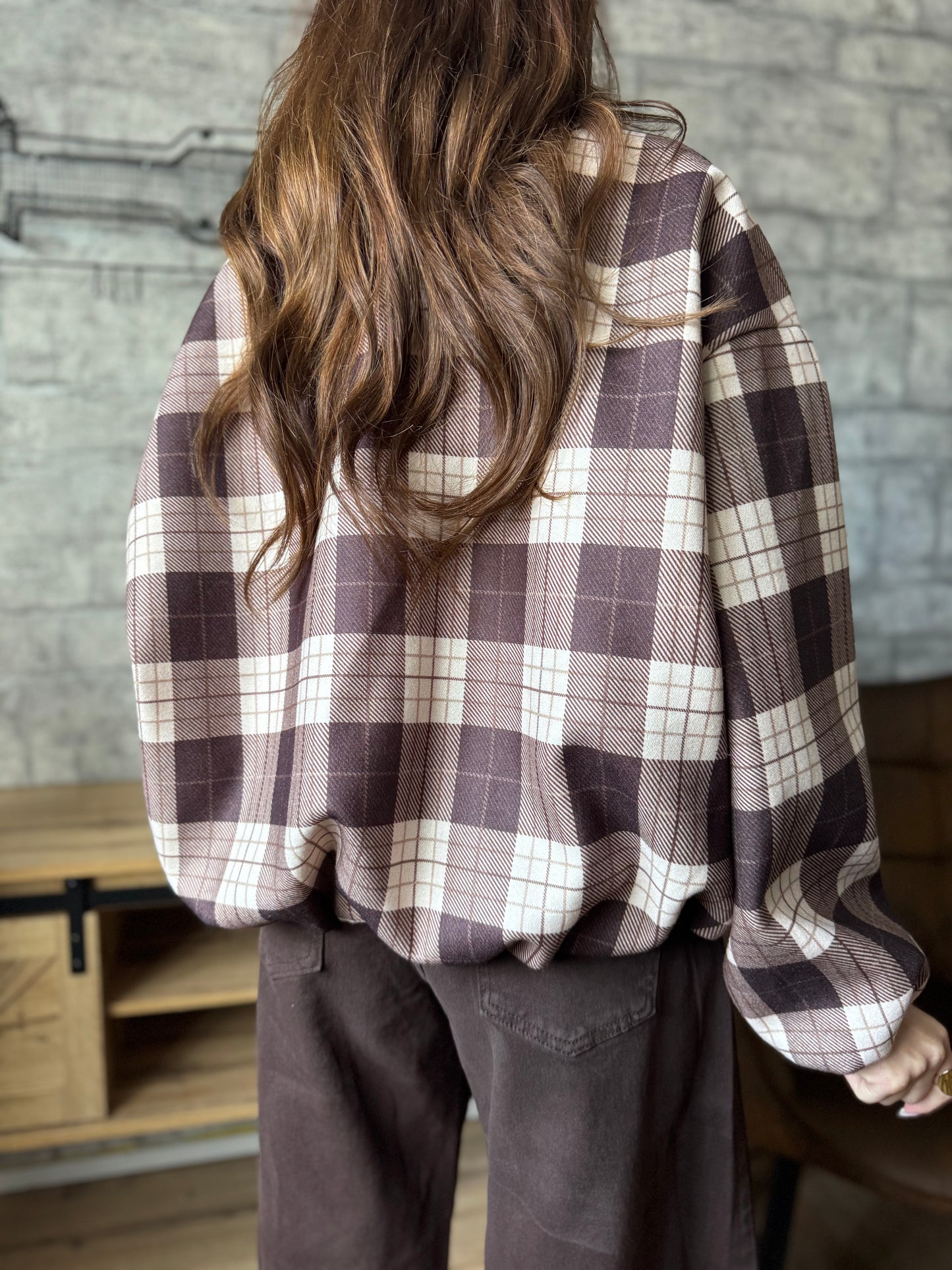 Veste Écossais Chocolat