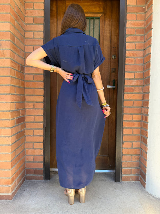 Robe Louise Bleu Marine