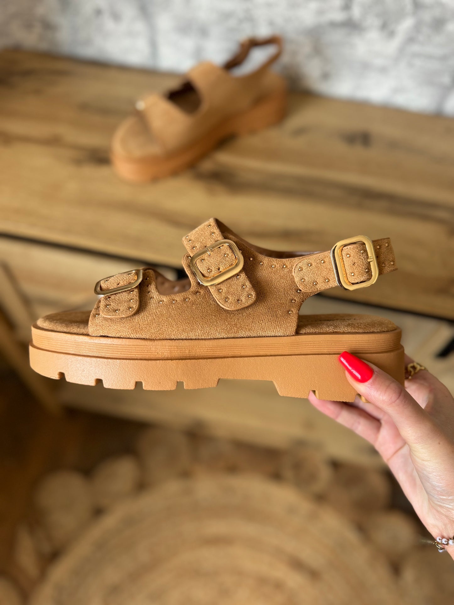 Sandale Jade Camel