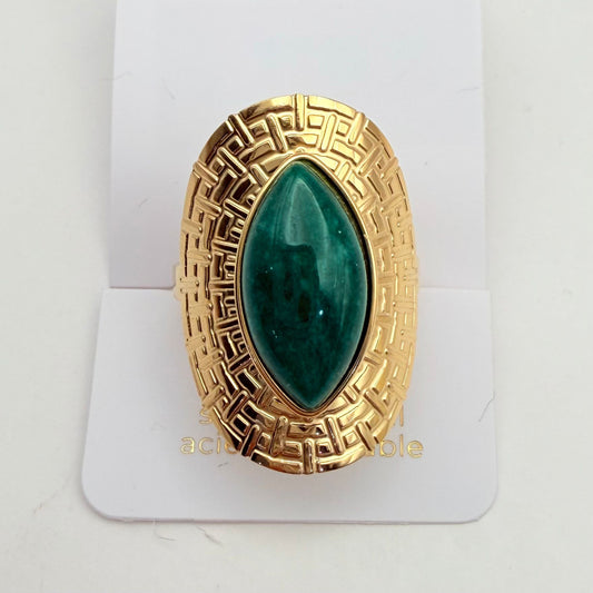 Bague Pierre Vert
