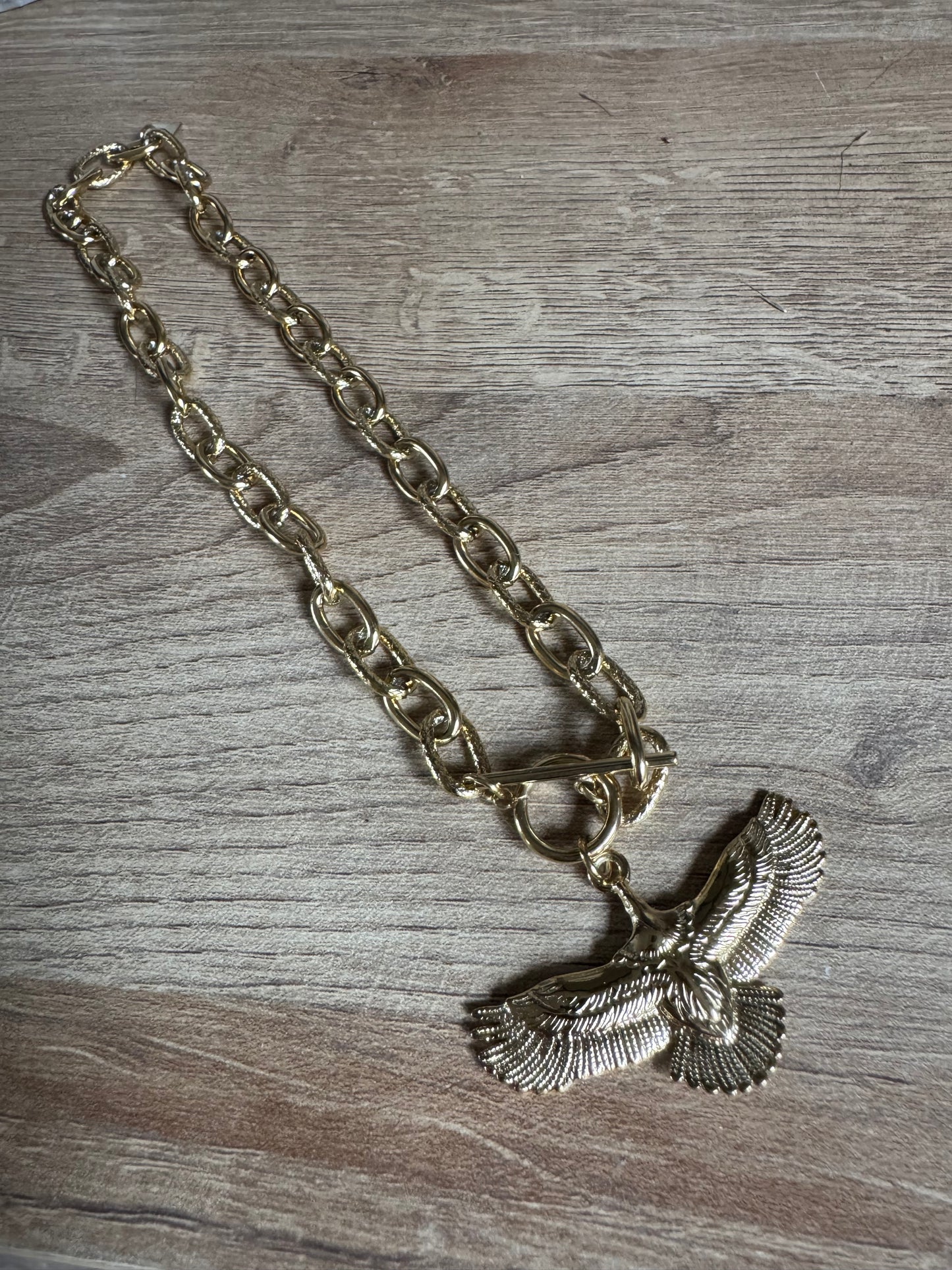 Collier Doré Aigle