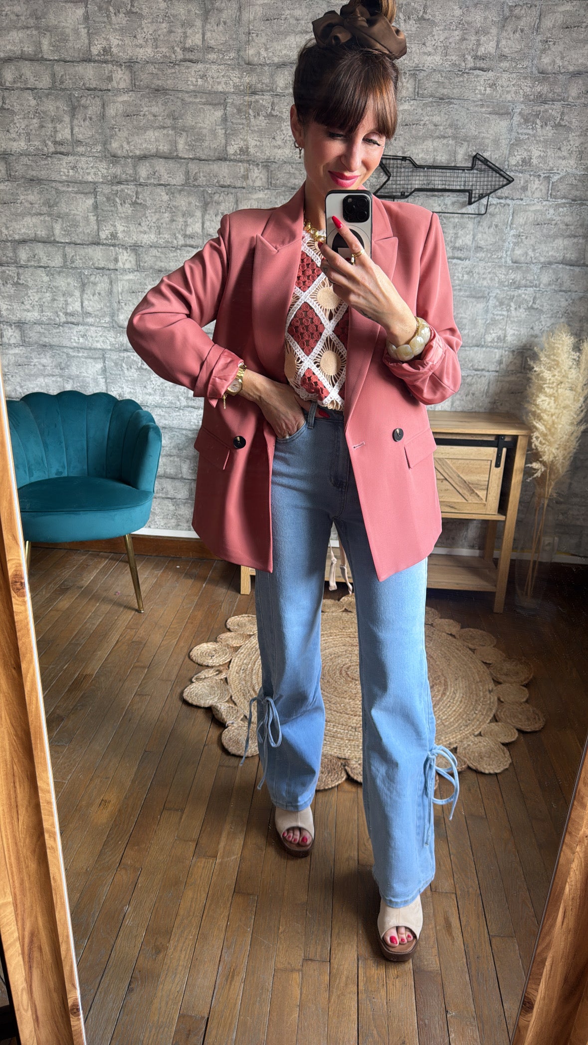 Blazer François Vieux Rose