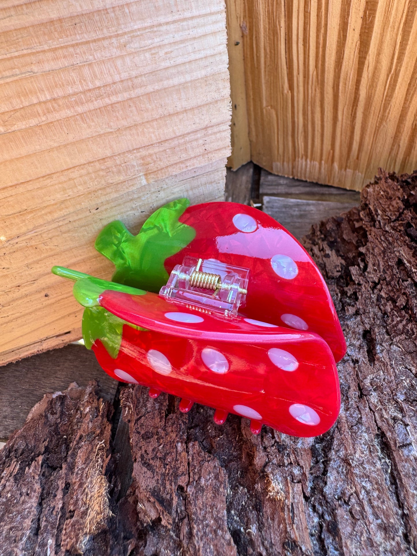 Pince cheveux Fraise
