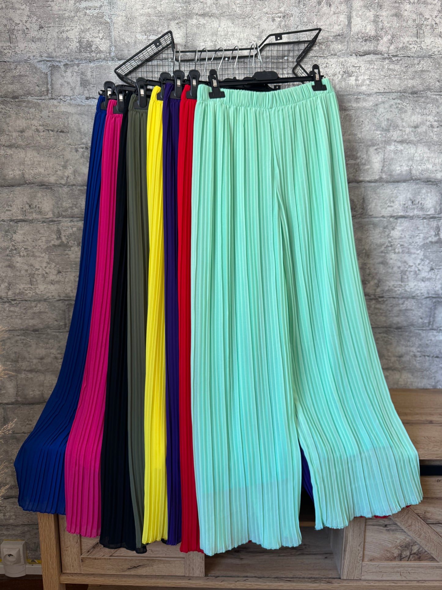 Pantalon Plissé Uni