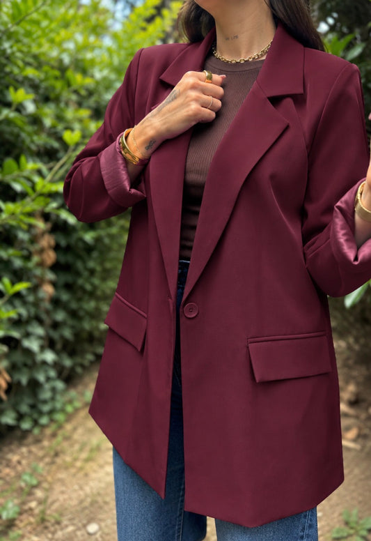 Blazer Michel Bordeaux