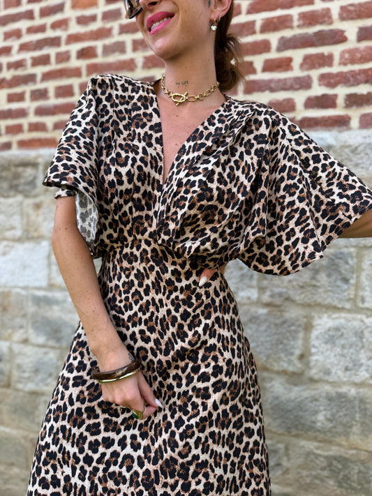 Robe Longue Coline Léopard