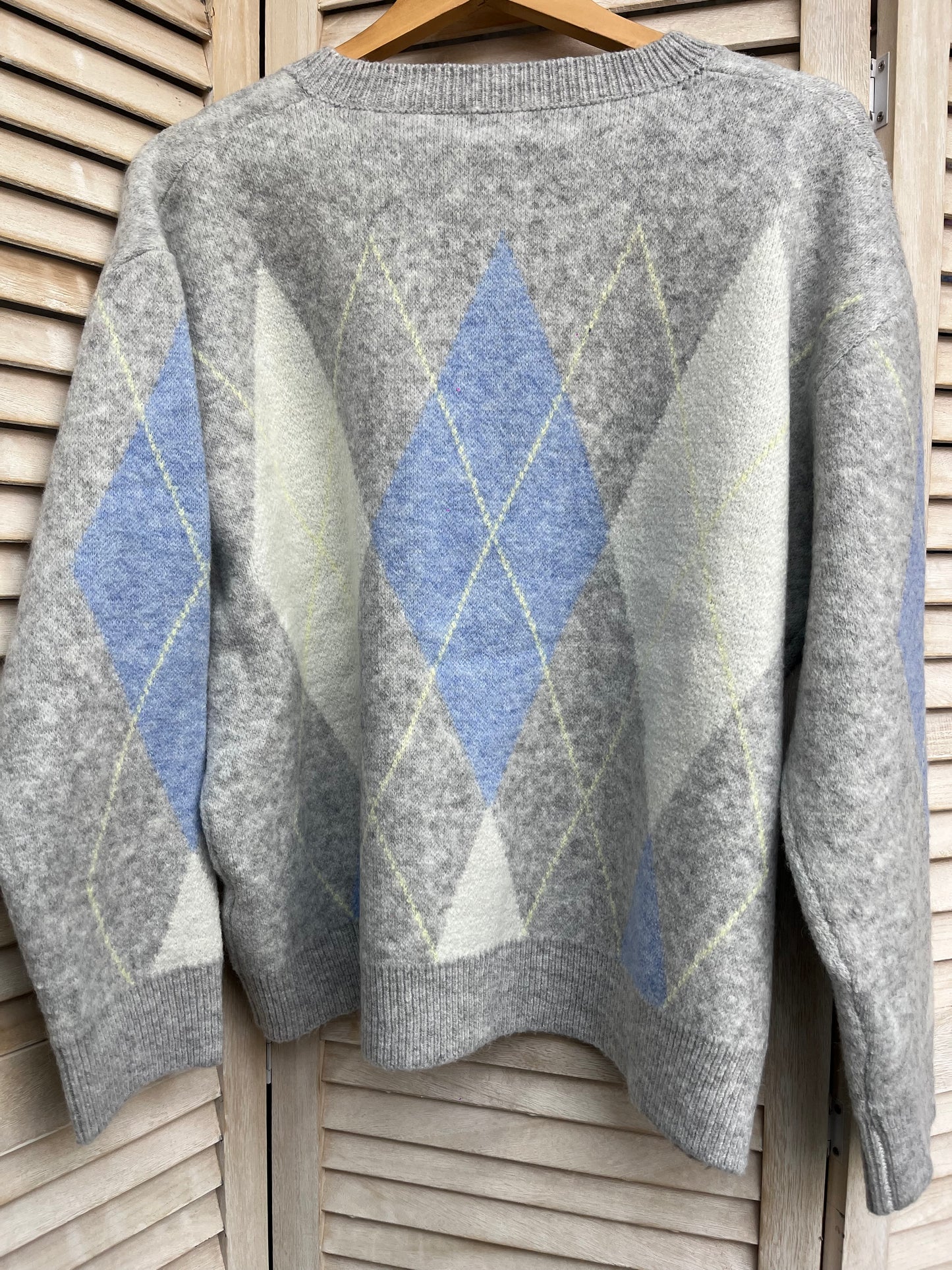 Gilet Carreaux Gris Pulpeuse