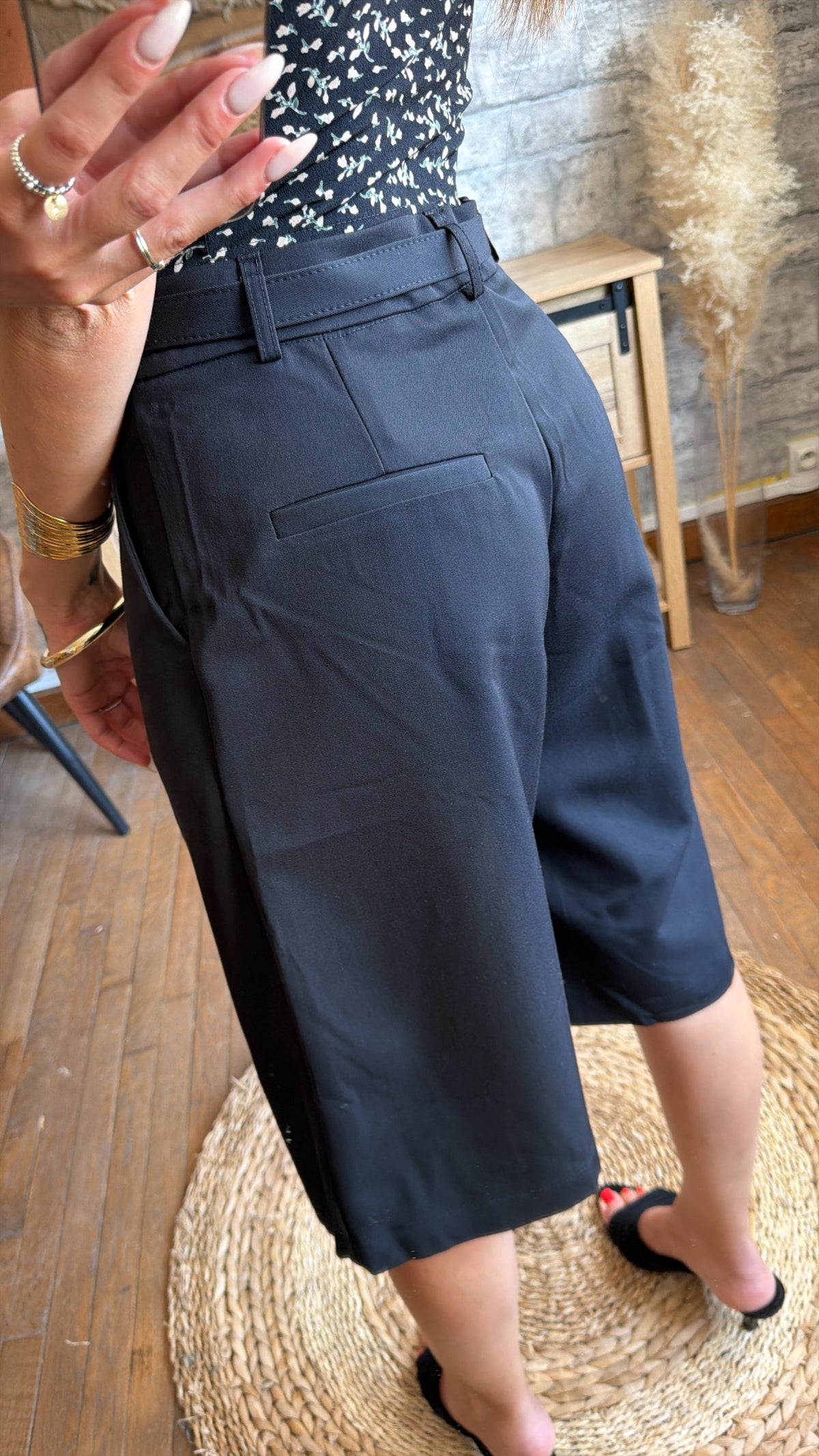 Short Bermuda Pince Noir
