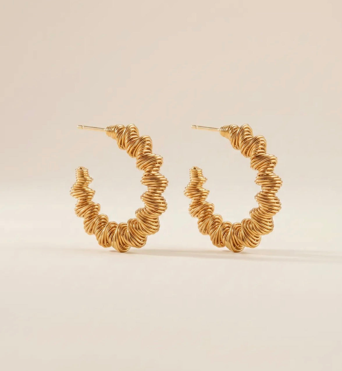 Boucle D’oreille Créole Spirale