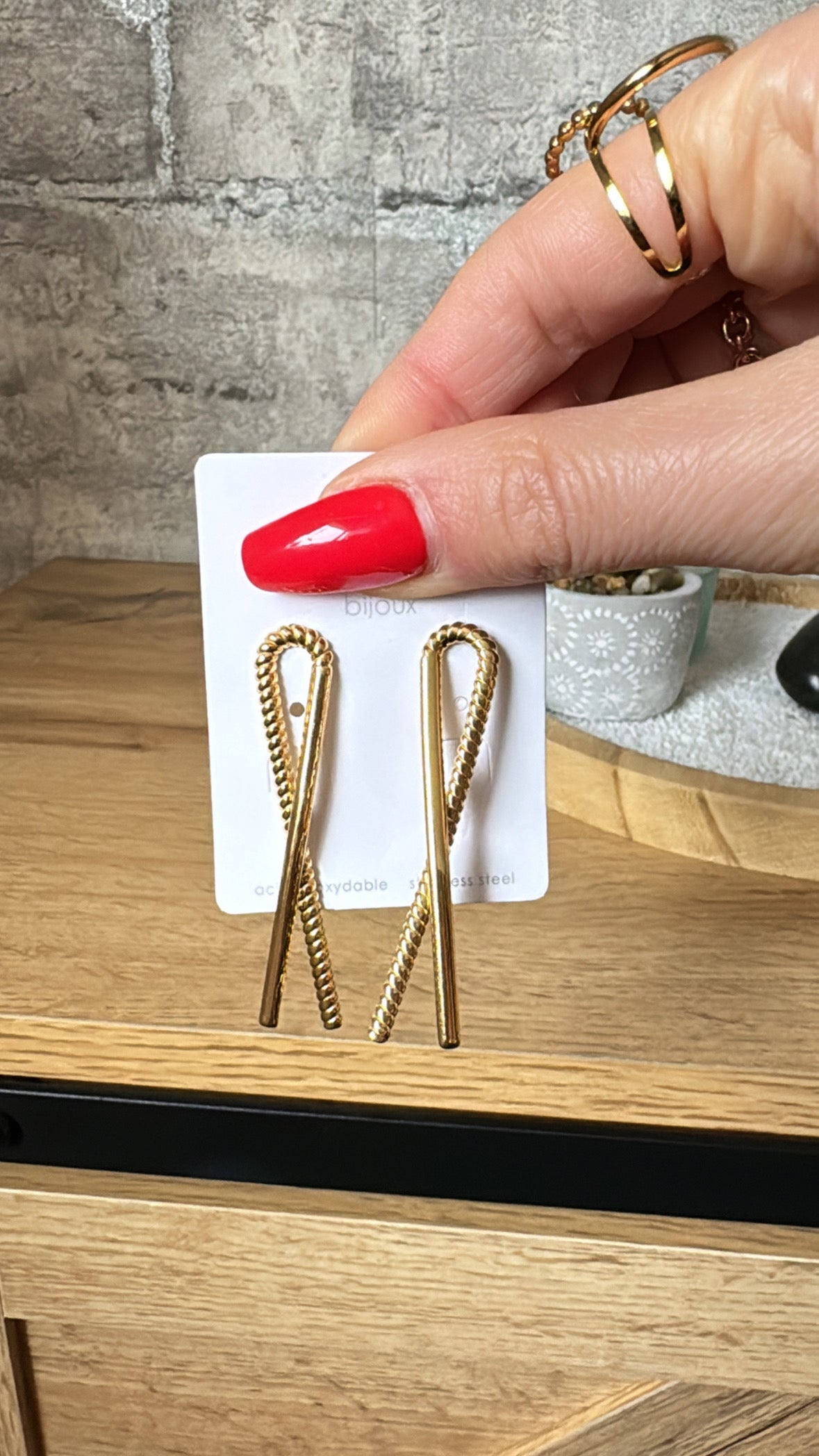 Boucle d'oreille Astrid