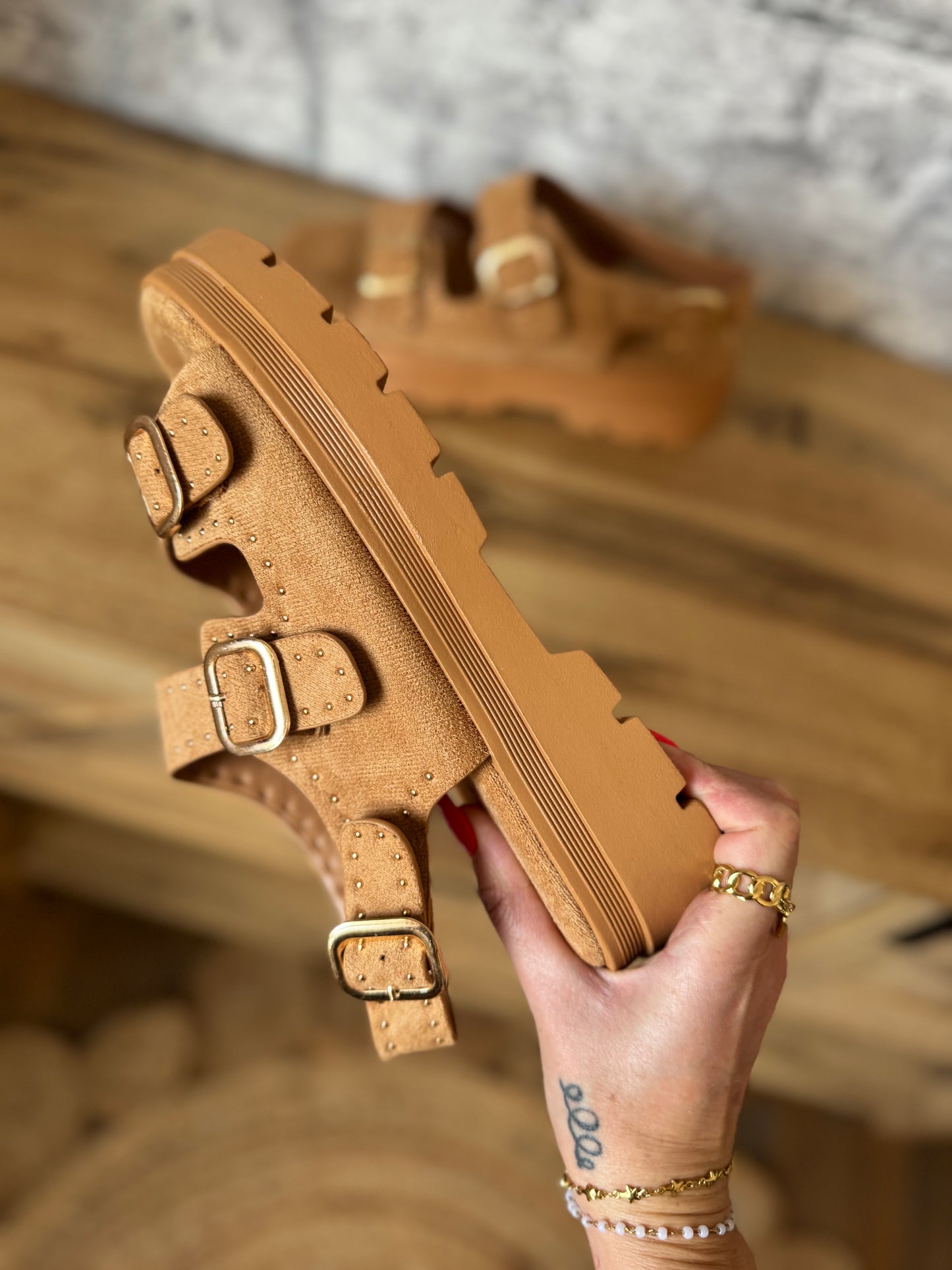 Sandale Jade Camel
