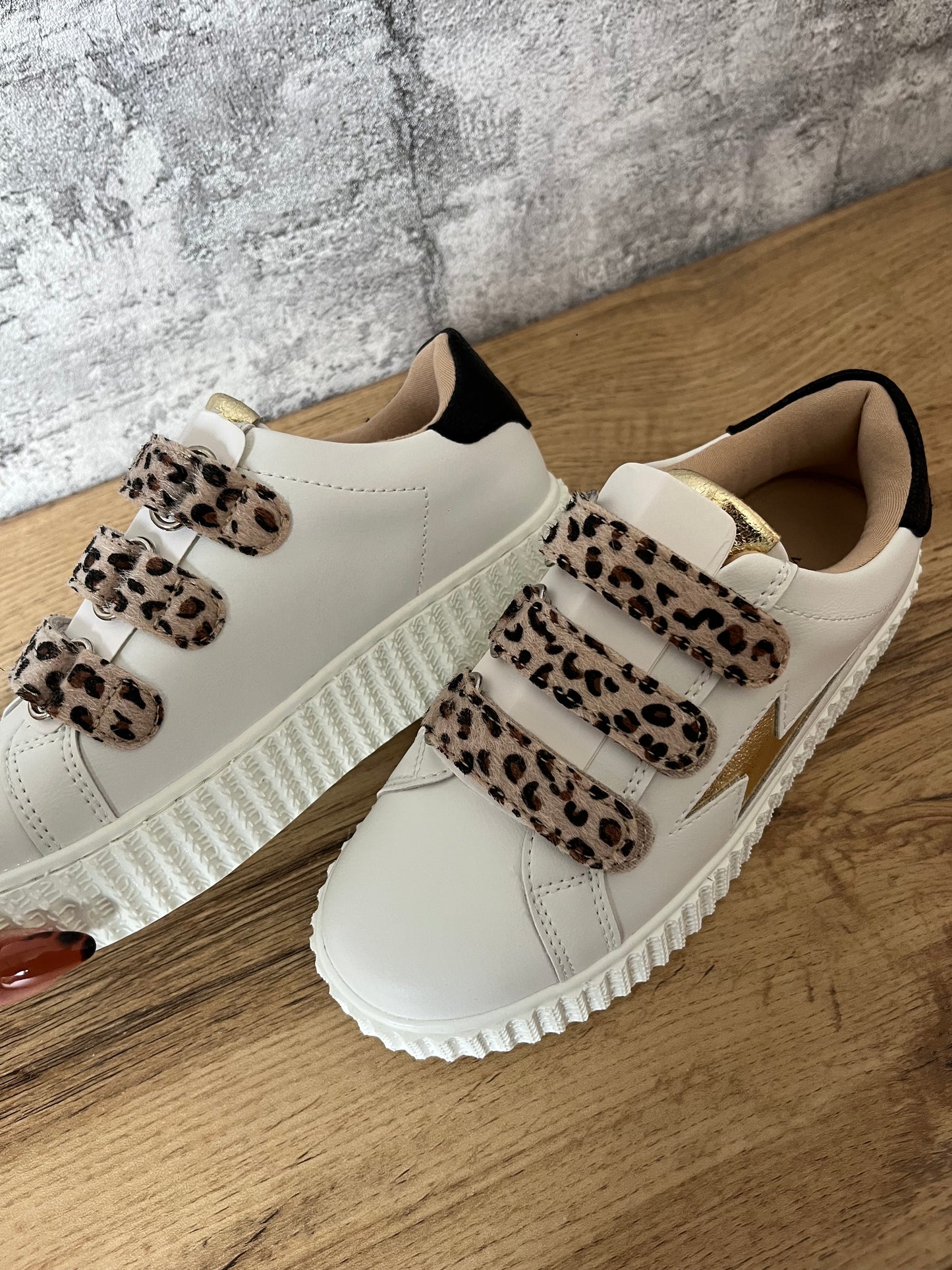 Basket Vanessa Wu Enfant MAGGIE LEOPARD