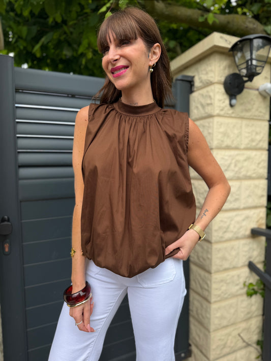 Top Dos nu Noeud Chocolat