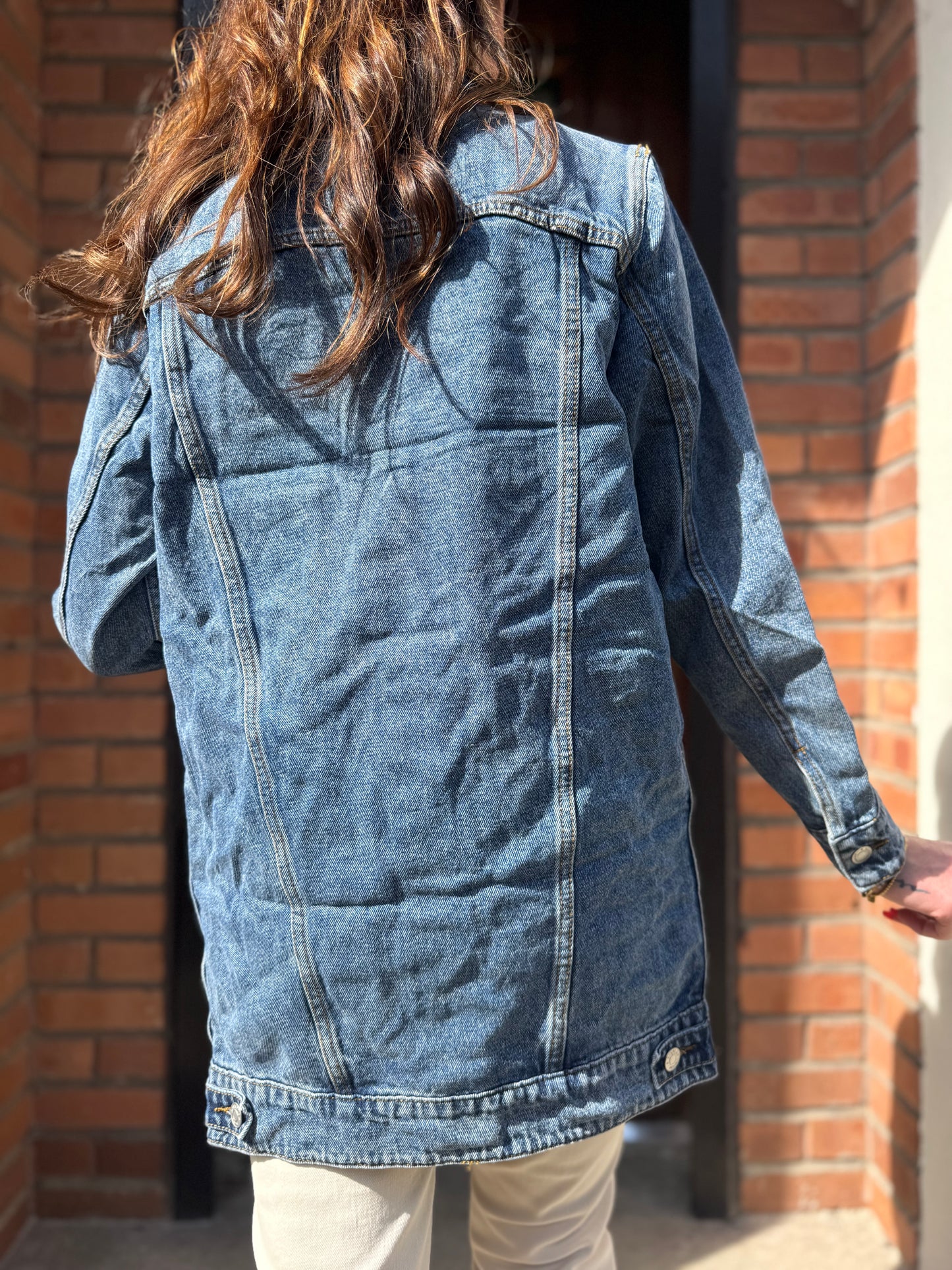 Veste en jean's Long (taille S)