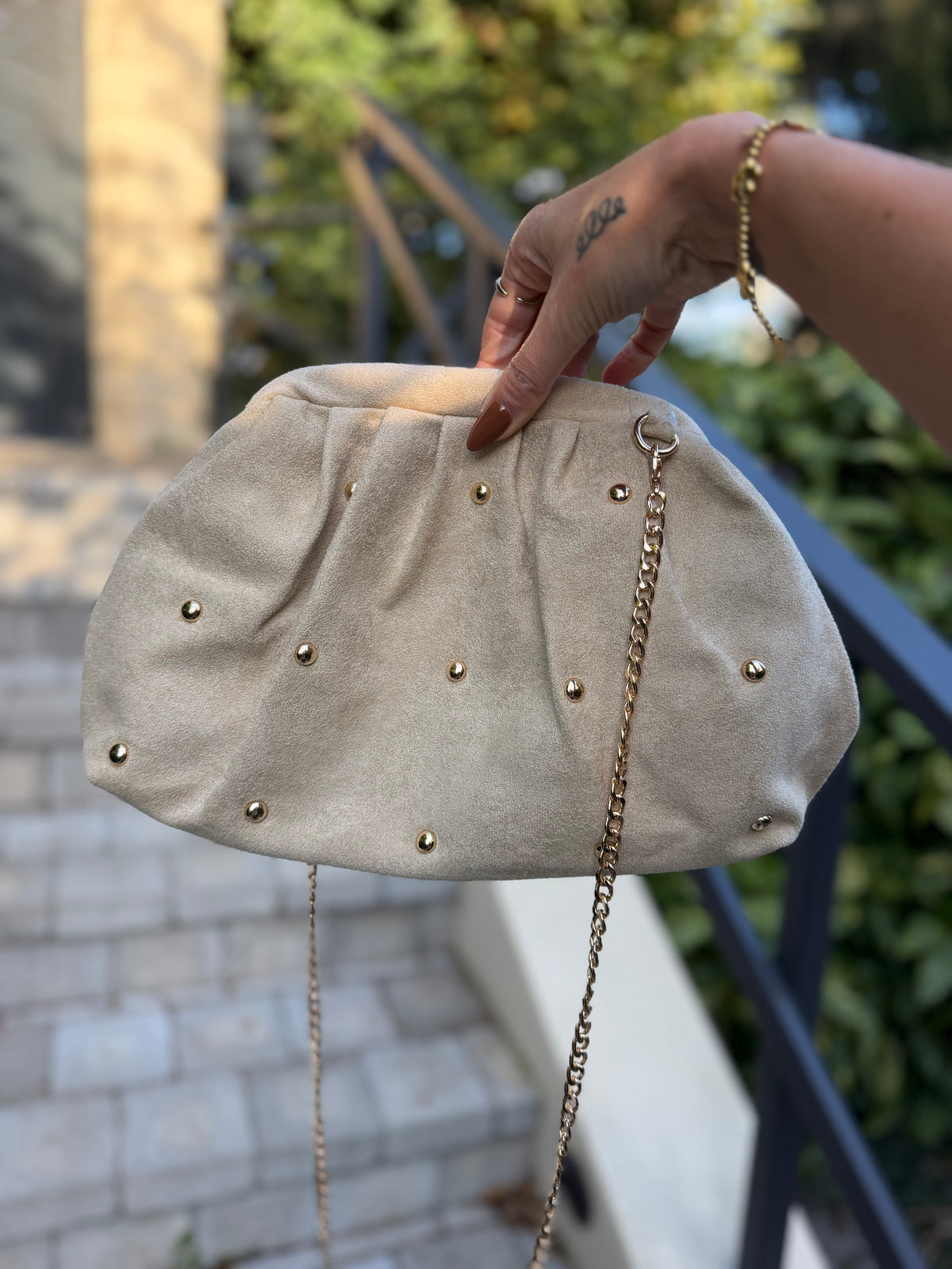 Sac Clou Beige