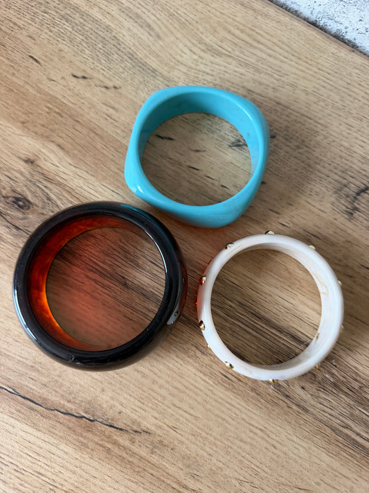 Jonc Triple Turquoise