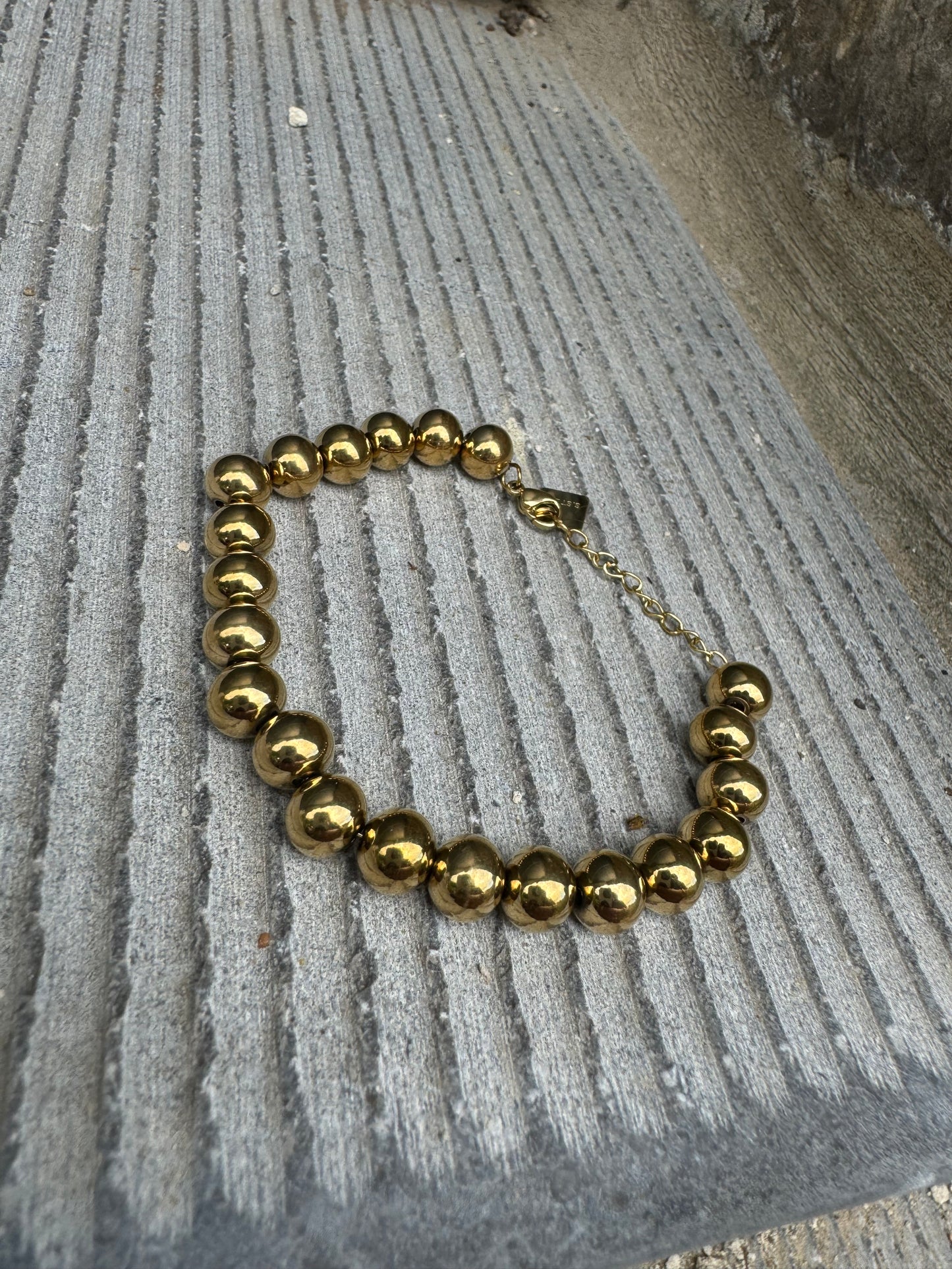 Bracelet Multi bille Doré