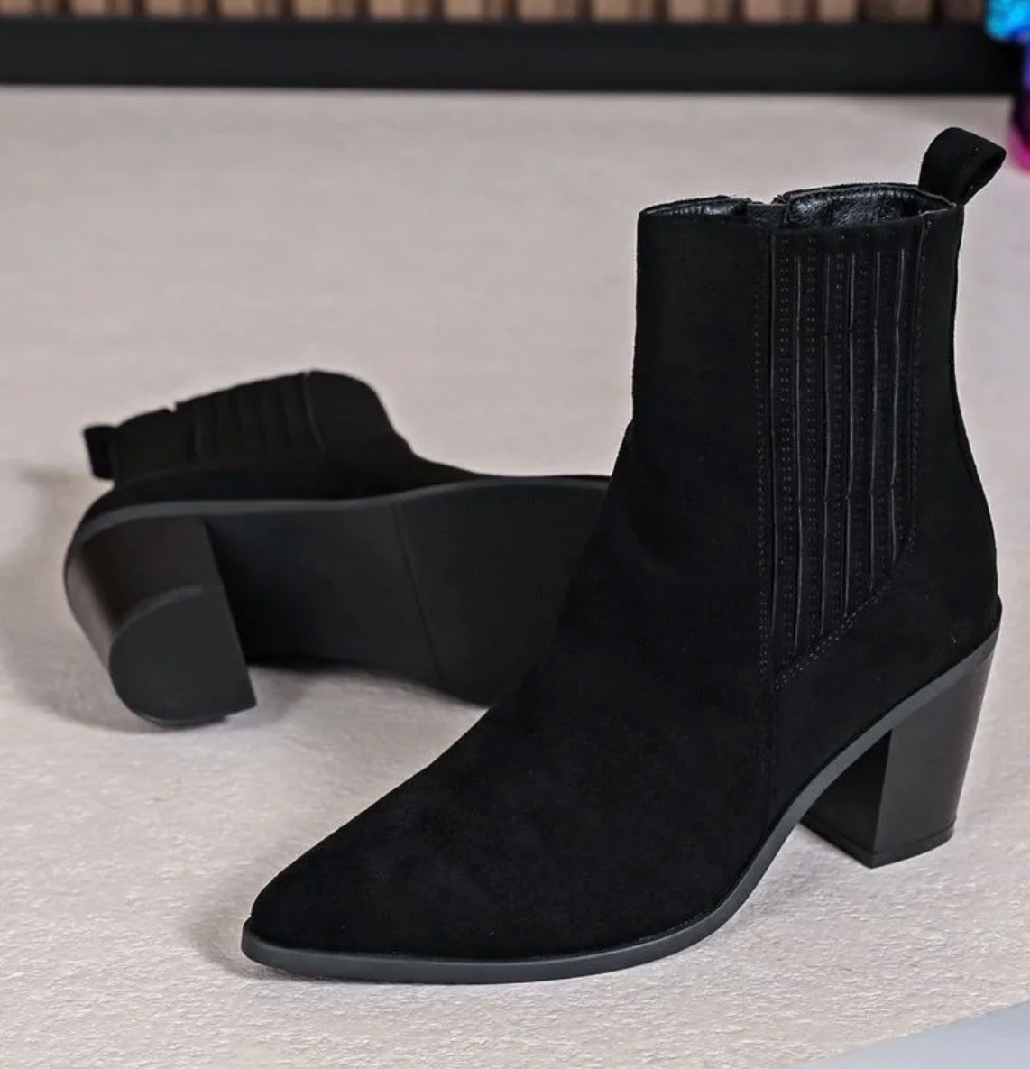 Boots Anne Noir