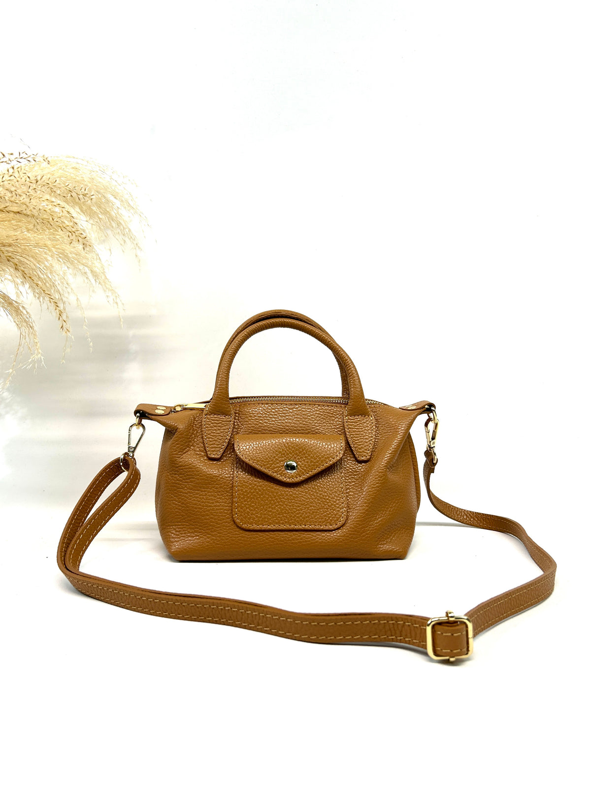 Sac CUIR Camel