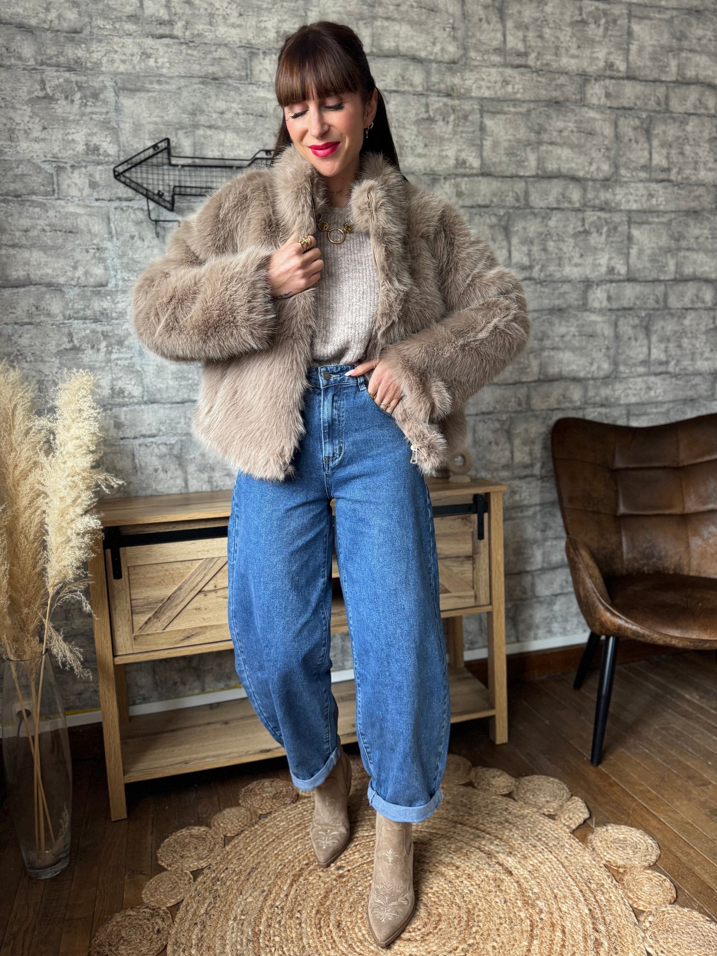 Manteau Patachon Taupe