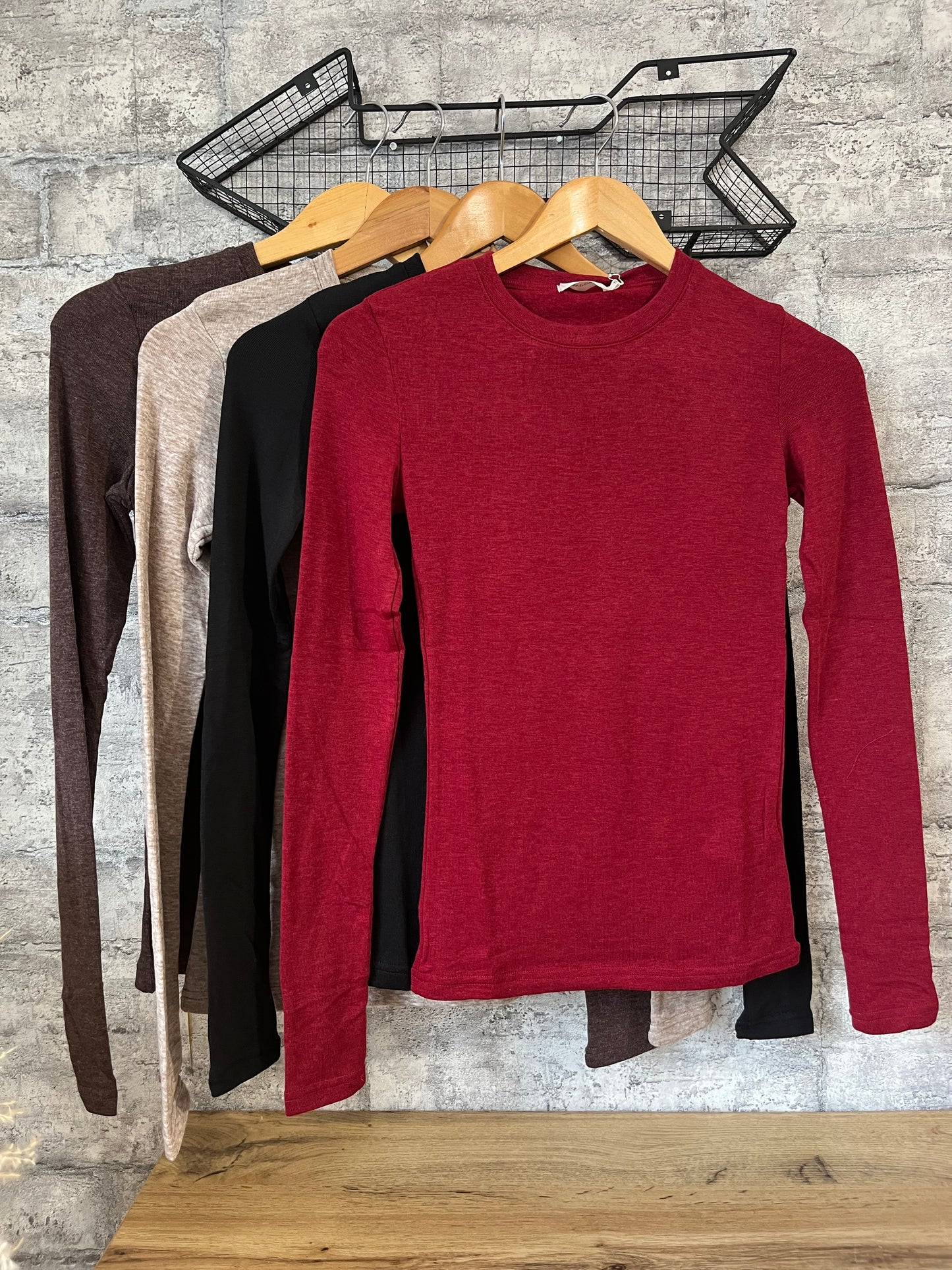 Pull Fin Basic Col Rond
