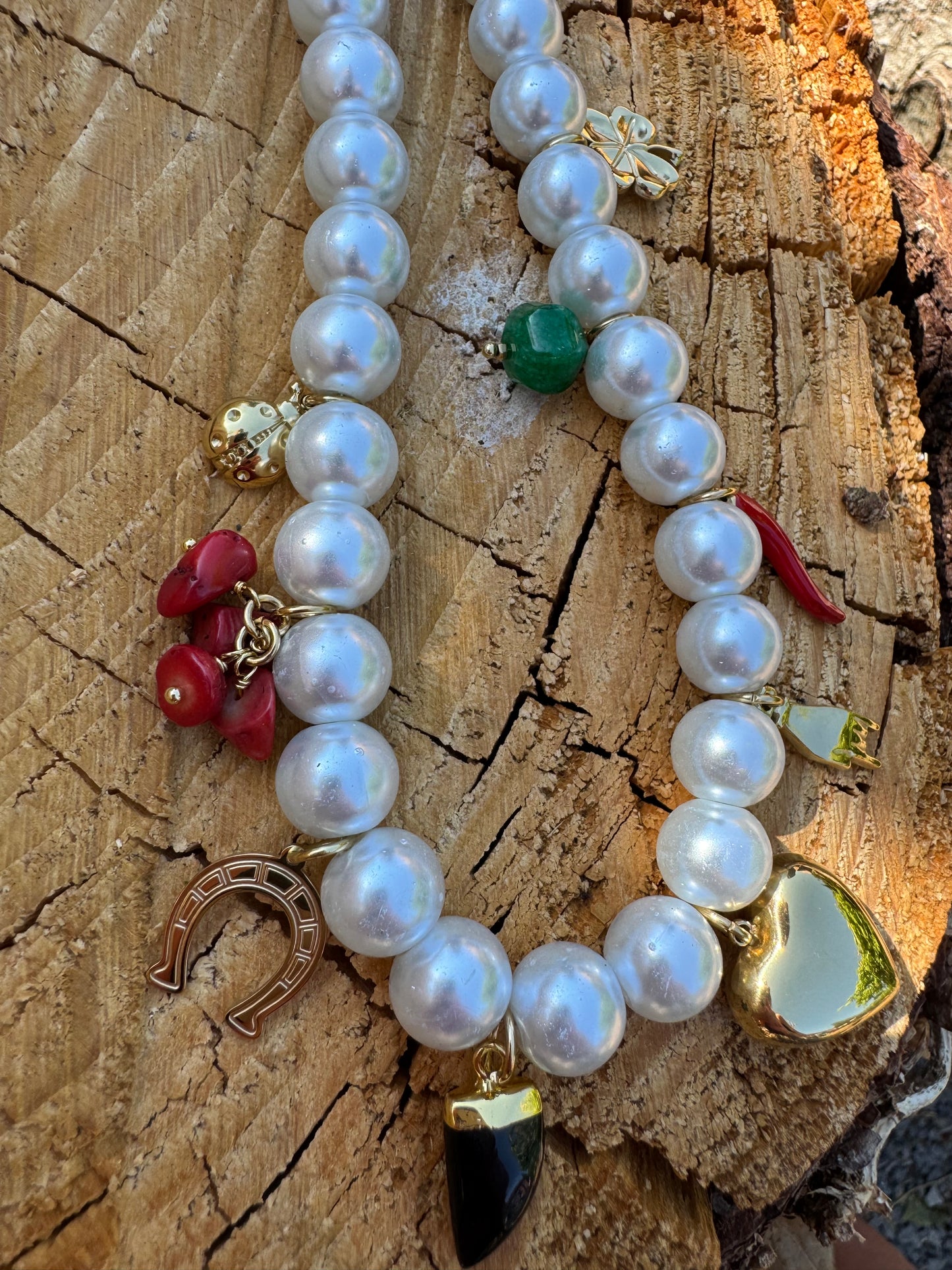 Collier Perles Piment