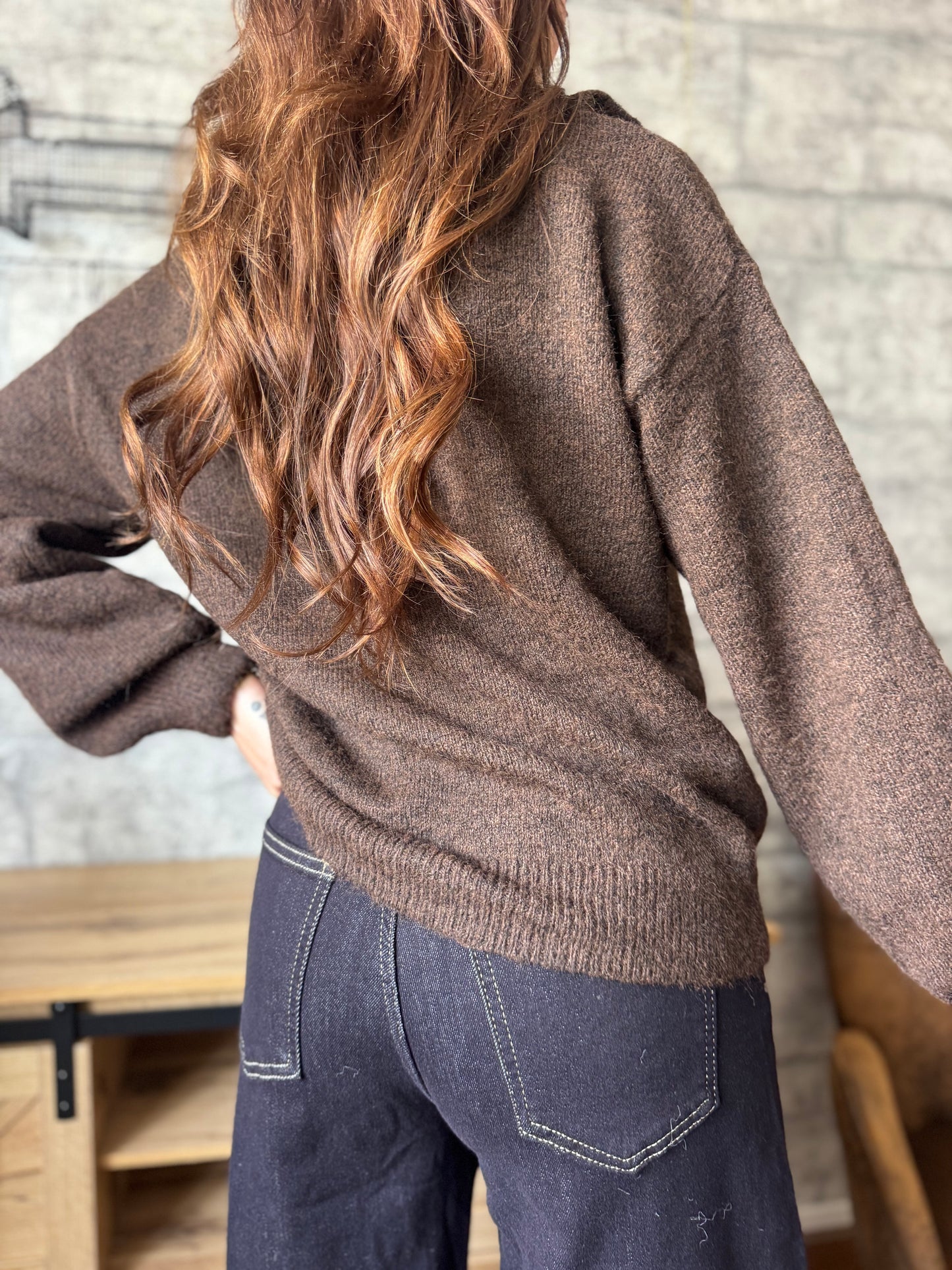 Pull Noeud Chocolat